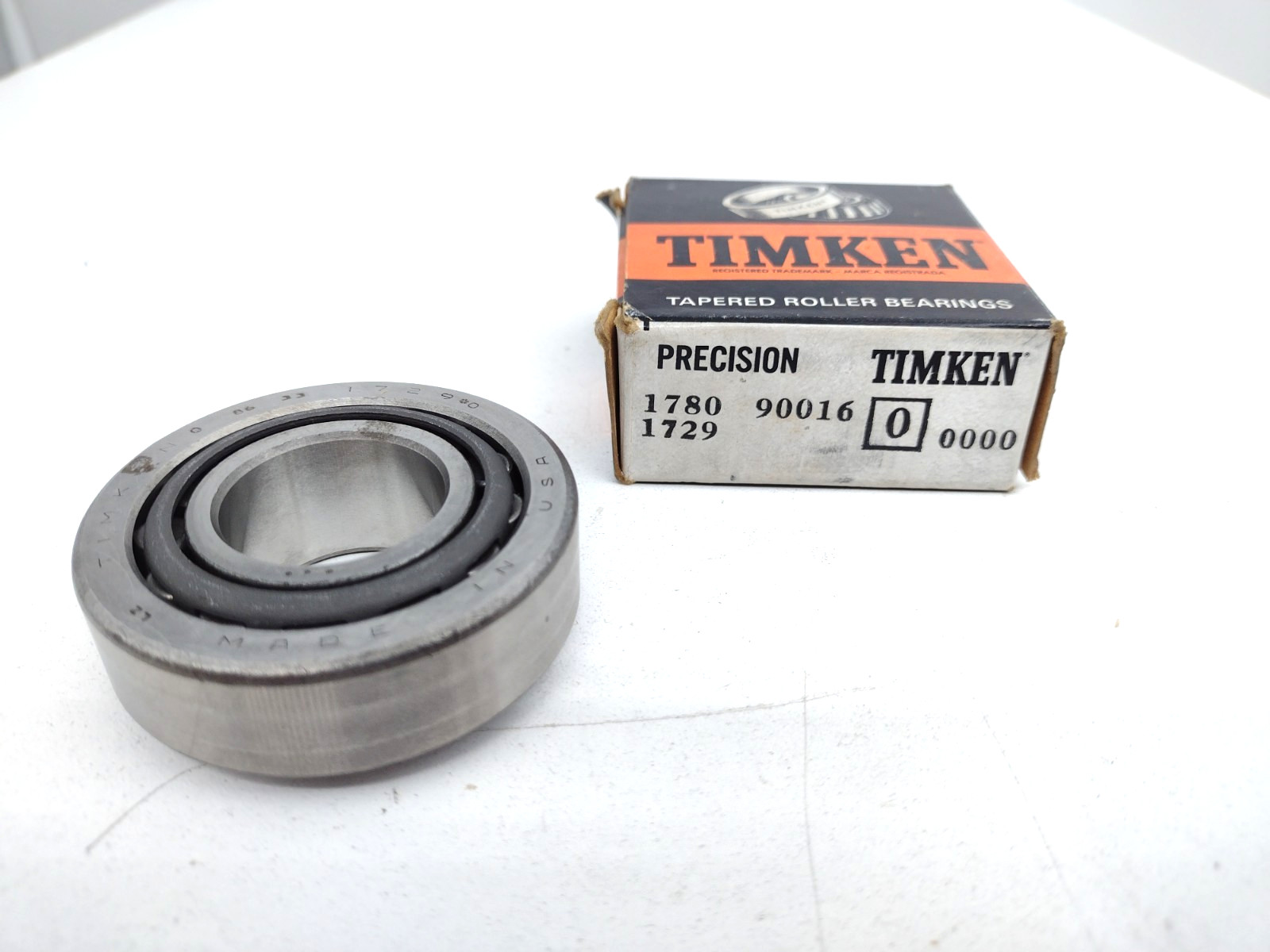 *** Timken 1780/1729 Single Row Tapered Roller Bearing 1-inch Bore