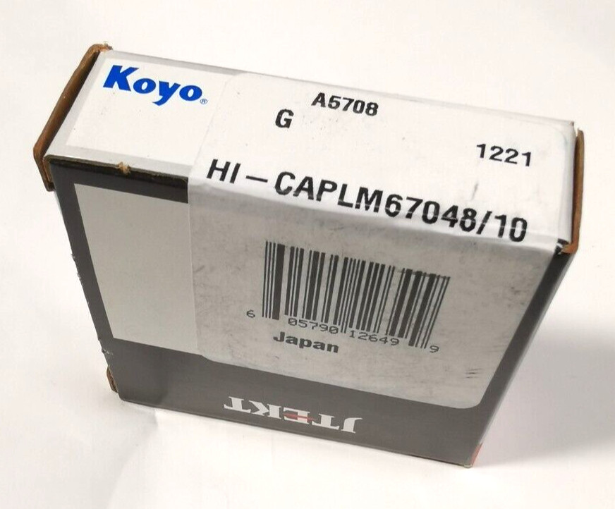 Japan Koyo LM67048/67010 Ag & Wheel Tapered Roller Bearing Cone & Cup, SET-6 A6