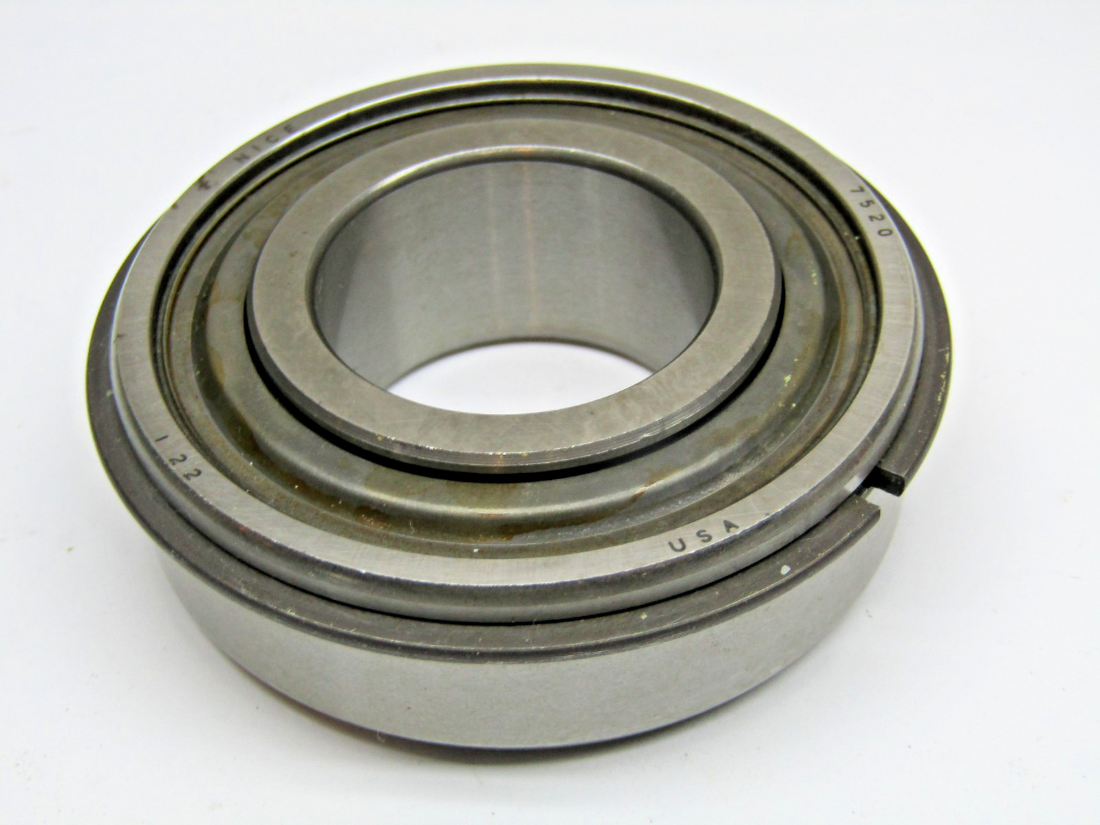 Nice 7520DLG 1-1/4″ X 2-9/16″ X 3/4″ Shielded Snap Ring Bearing