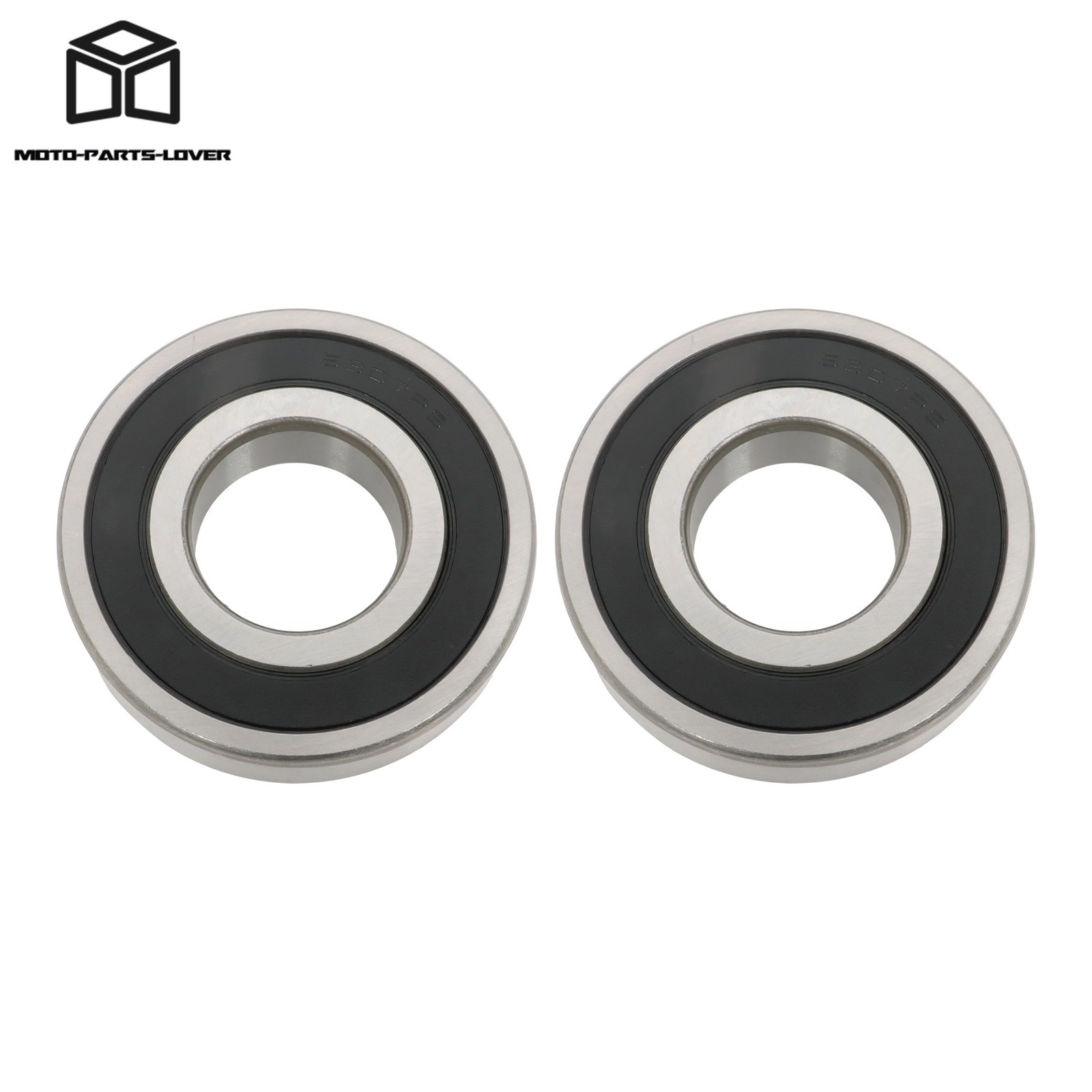 2 Pcs Premium 6307-2RS Bearing 35x80x21mm Double Rubber Seal Steel