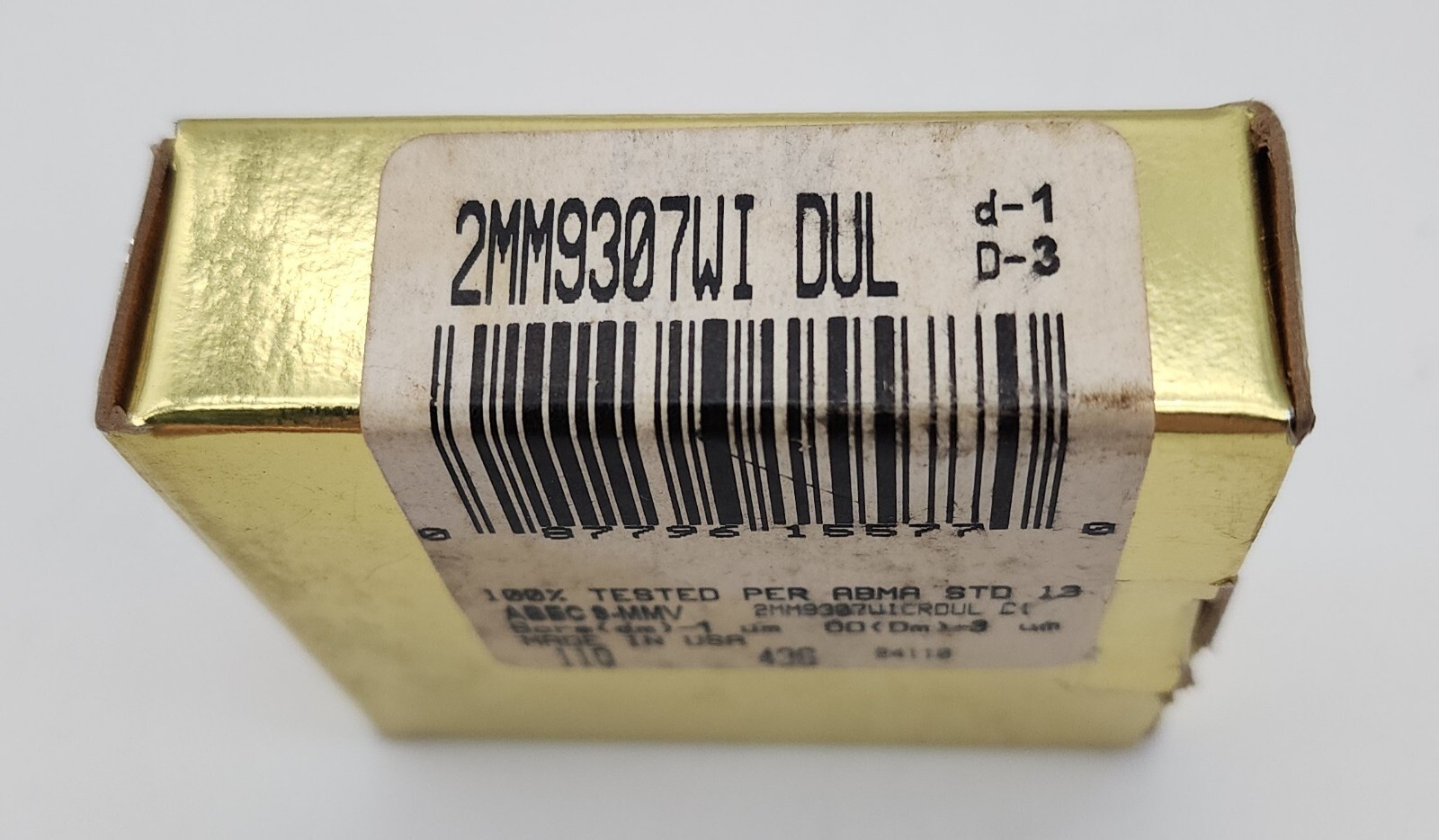 FAFNIR 2MM9307WI DUL Super Precision Duplex Bearing Set (2 PCS) *NDA AVAILABLE*
