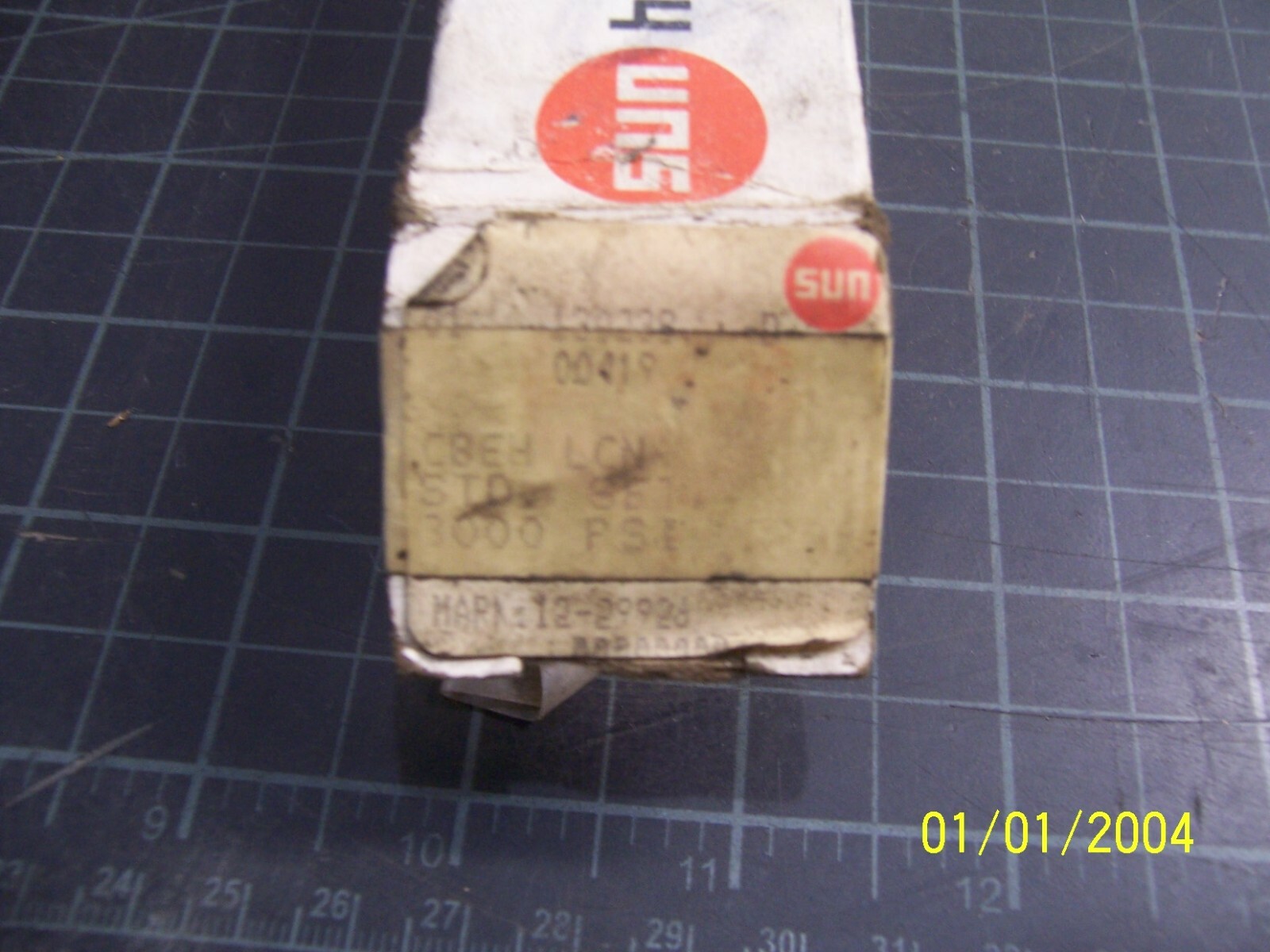 SUN HYDRAULICS CBEH LCN COUNTERBALANCE VALVE, 34205, 3000 PSI, STD. SET, N.O.S.