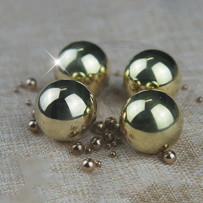 Ø0.9mm -70mm Precision Brass Ball Bearing Solid Beads Industrial Coppers Ball
