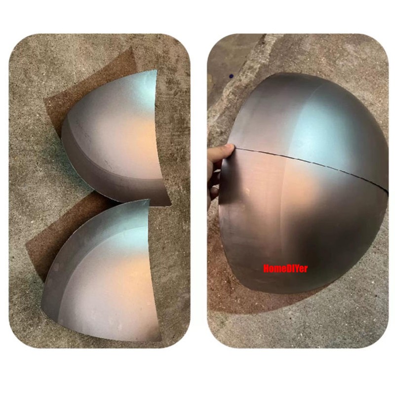 1/8 Iron Ball Slice Metal Balls Sheet One‑Eighth Hollow Spheres 17mm 20mm-350mm