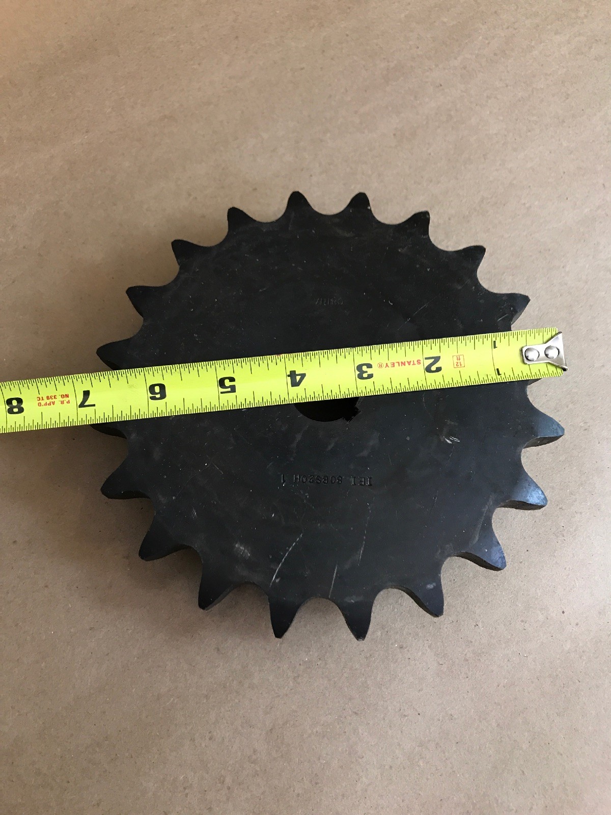 80BS20H X 1 TTN Sprocket – 20 Teeth – 1″ Finished Bore – 1″ Pitch