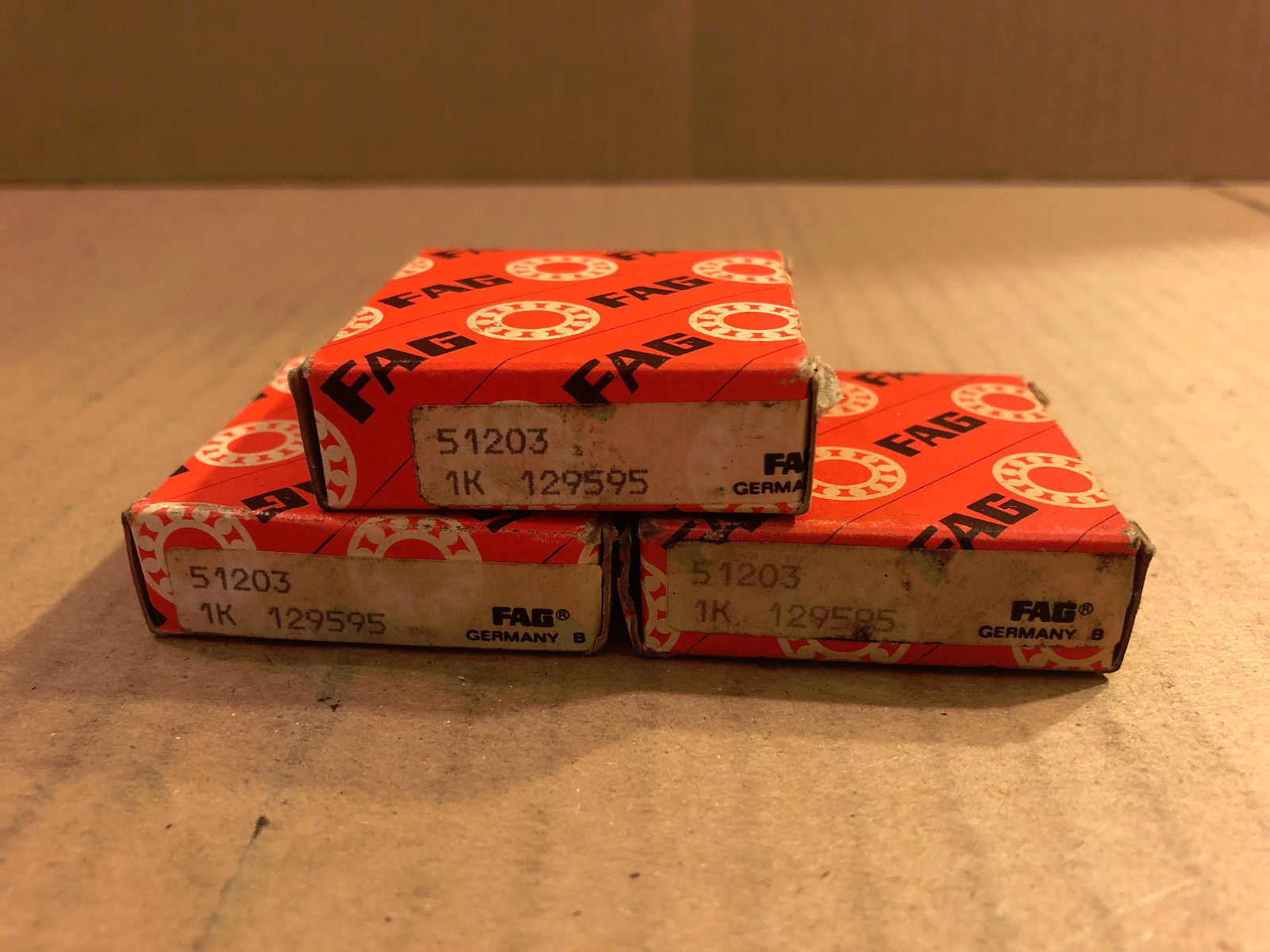NEW IN BOX 51203 FAG BALL BEARING AXIAL DEEP GROOVE 17MM ID 35MM OD SHIPSAMEDAY