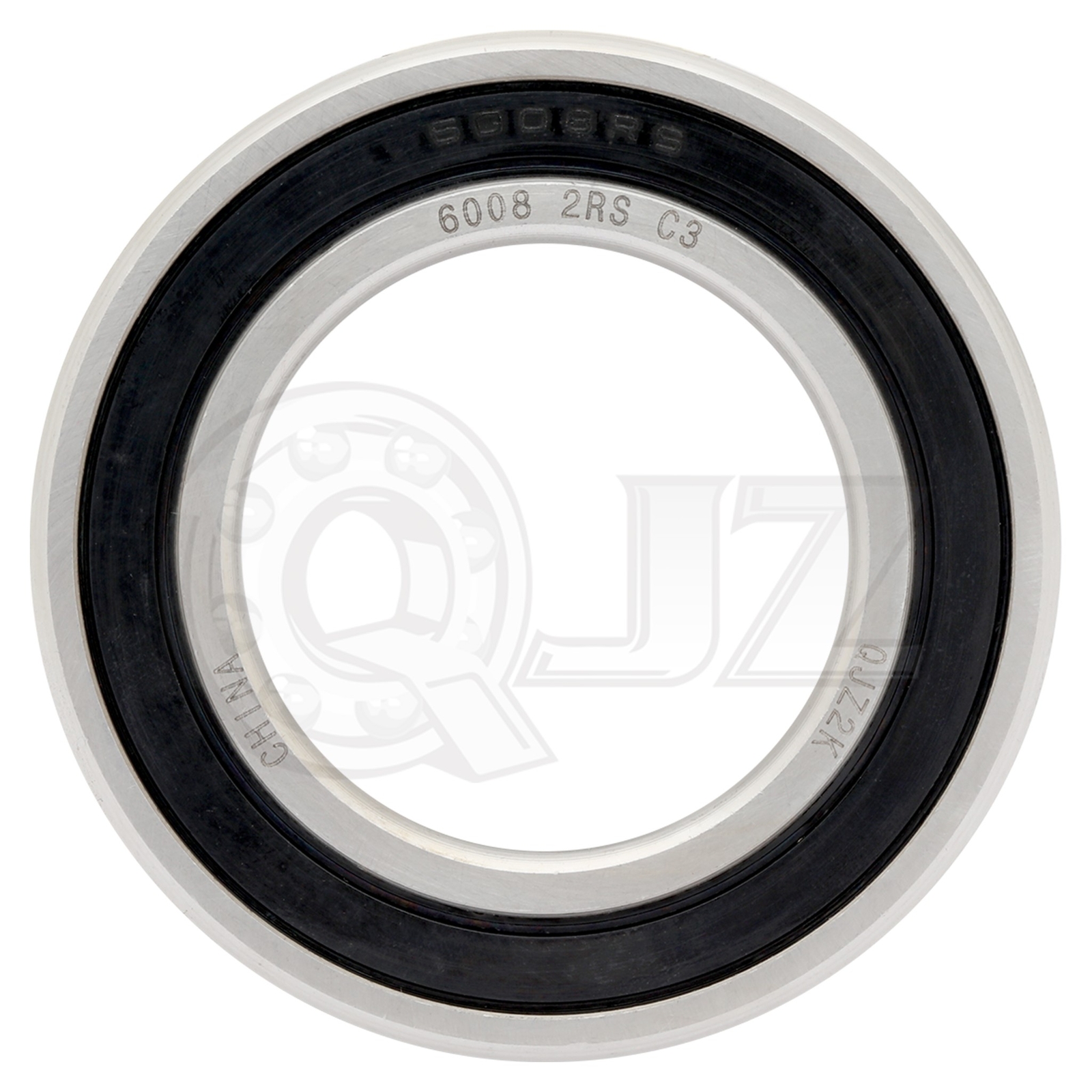 [Qty.8] 6008-2RS Radial/Deep Groove Ball Bearing [40mm Bore x 68mm OD x 15mm W]