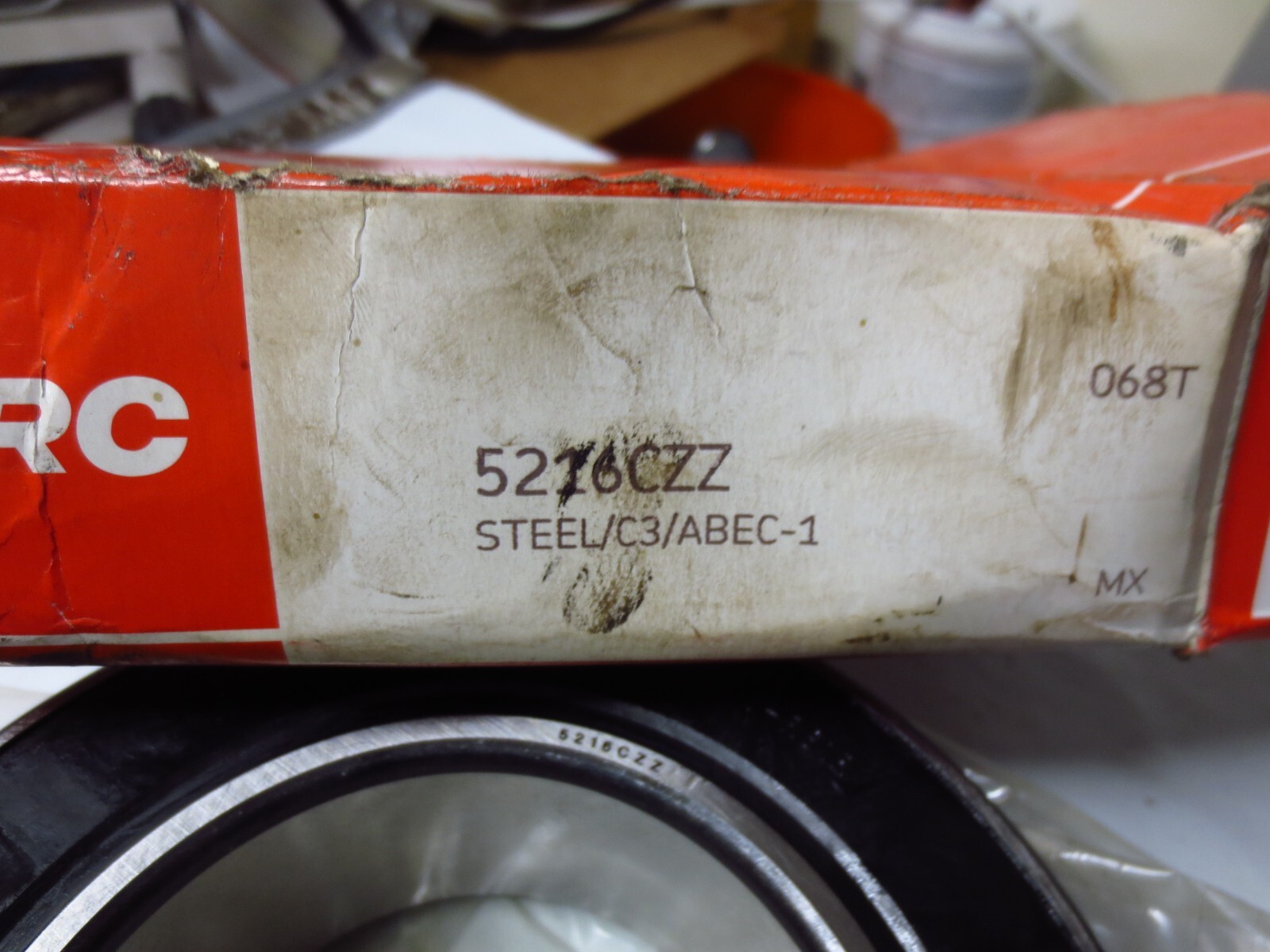 MRC 80mm ID x 140mm OD x 1.75″ W Double Row Angular Contact Bearing 5216CZZ