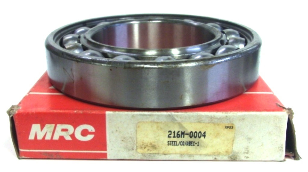 MRC BALL BEARING 216M-0004 80MM ID 140MM OD 26MM WIDTH UNSHIELDED DEEP-GROOVE