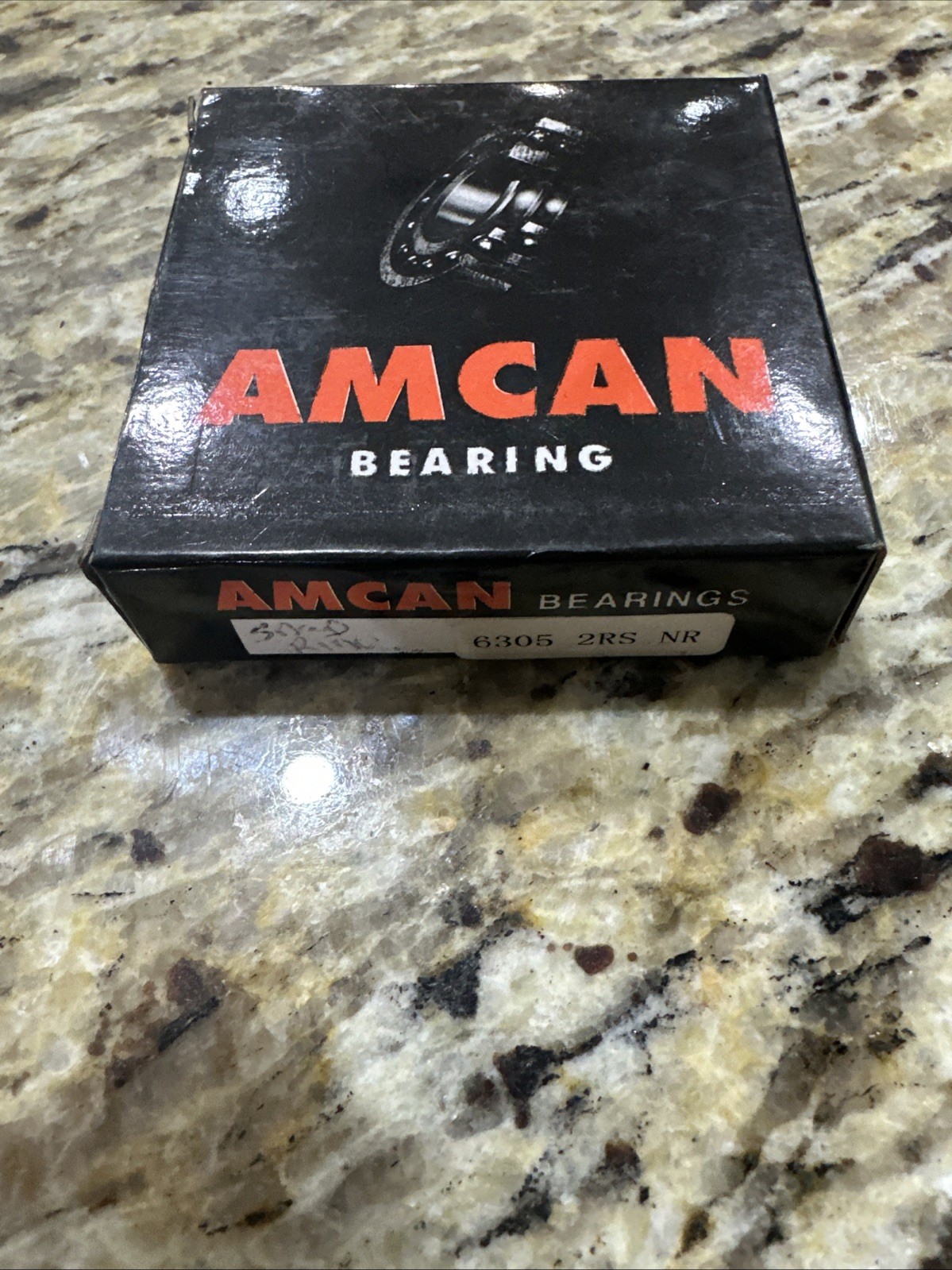 Amcan 6305 2RS NR Deep Groove Radial Ball Bearing