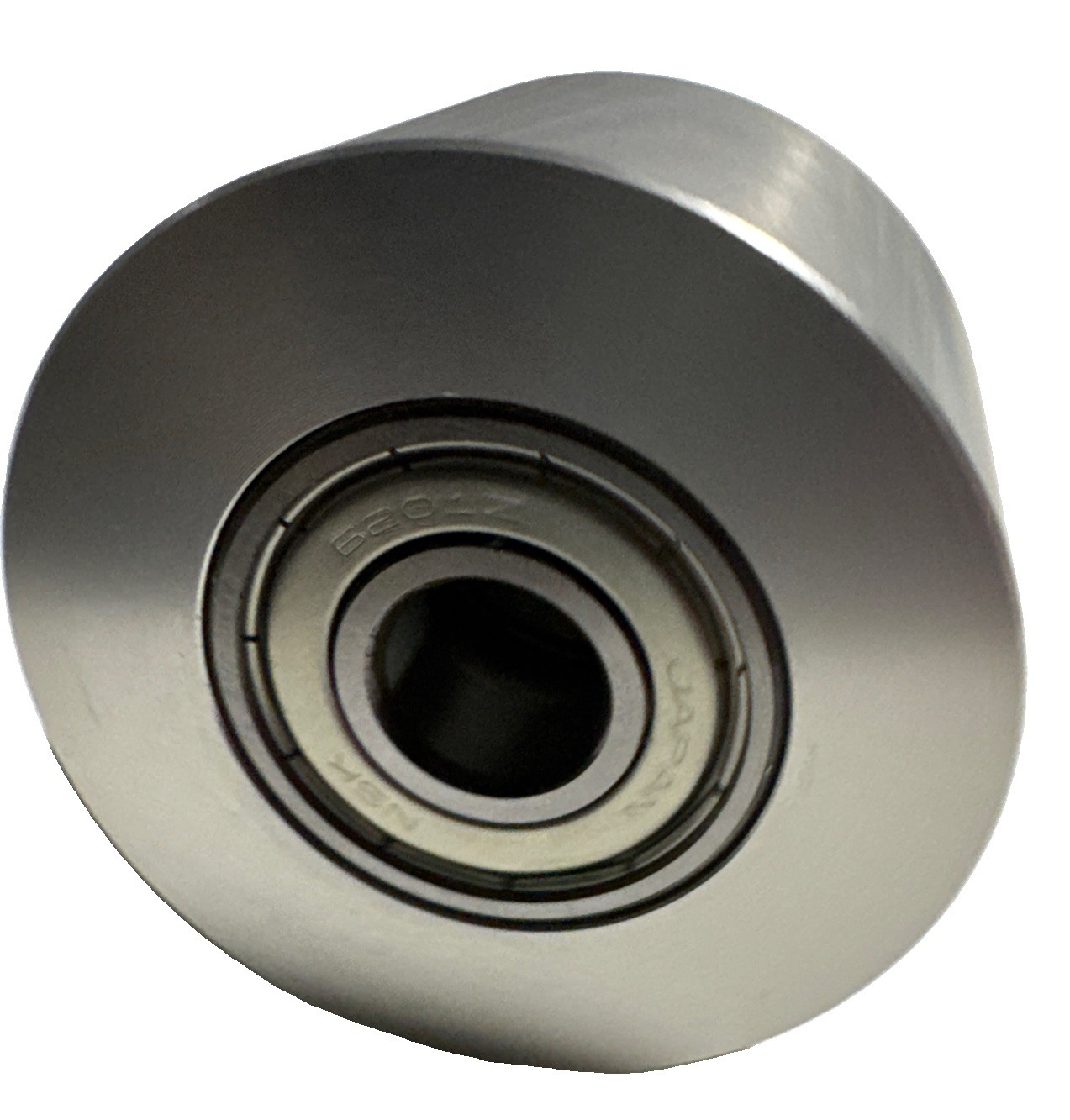Aluminum Idler Roller 55mm OD x 37mm Wide w/ 6201Z Bearing (12mm Bore) New