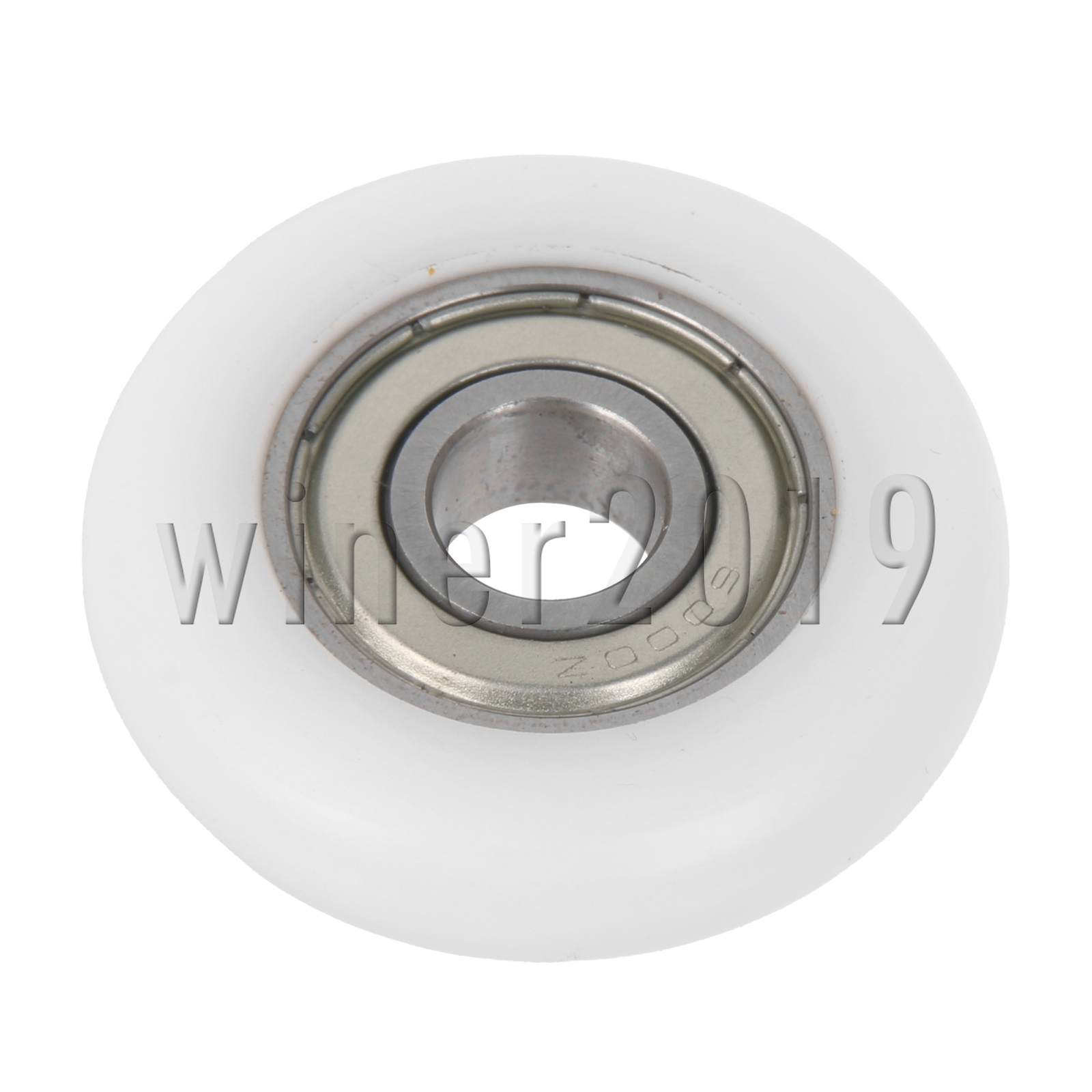 8x3x8.5mm Round Pulley Roller Plastic Bearing Wheel with wrench Pack of 12