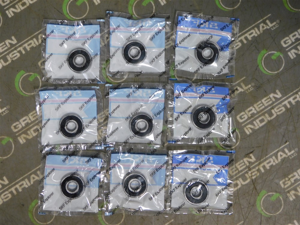 NEW Lot of 9 SKF 608 2RSJEM Deep Groove Ball Bearings 8mm Bore 22mm OD 7mm W