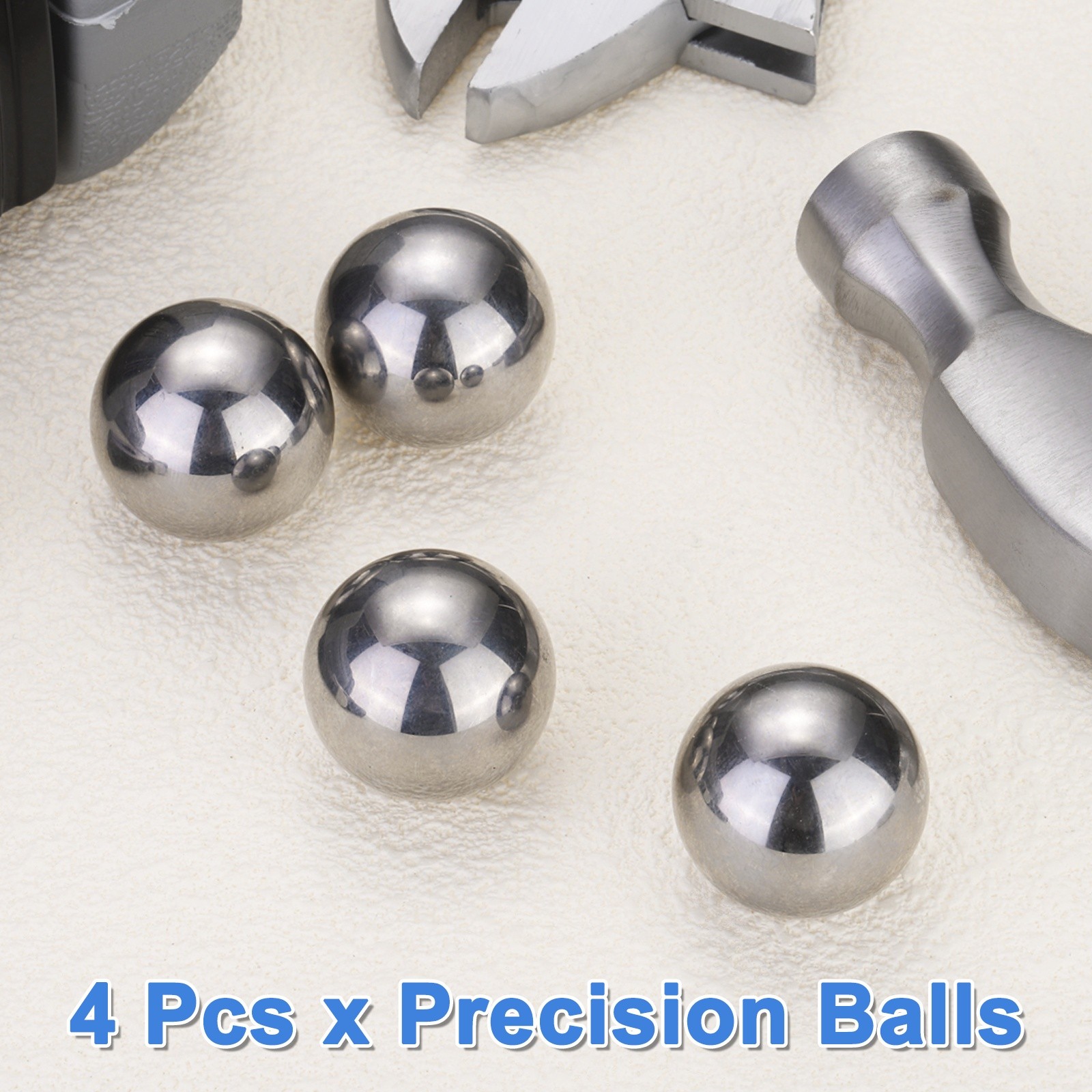 4 Pcs 1-1/8″ Dia Precision Balls G100 Solid Chrome Steel Bearing Balls