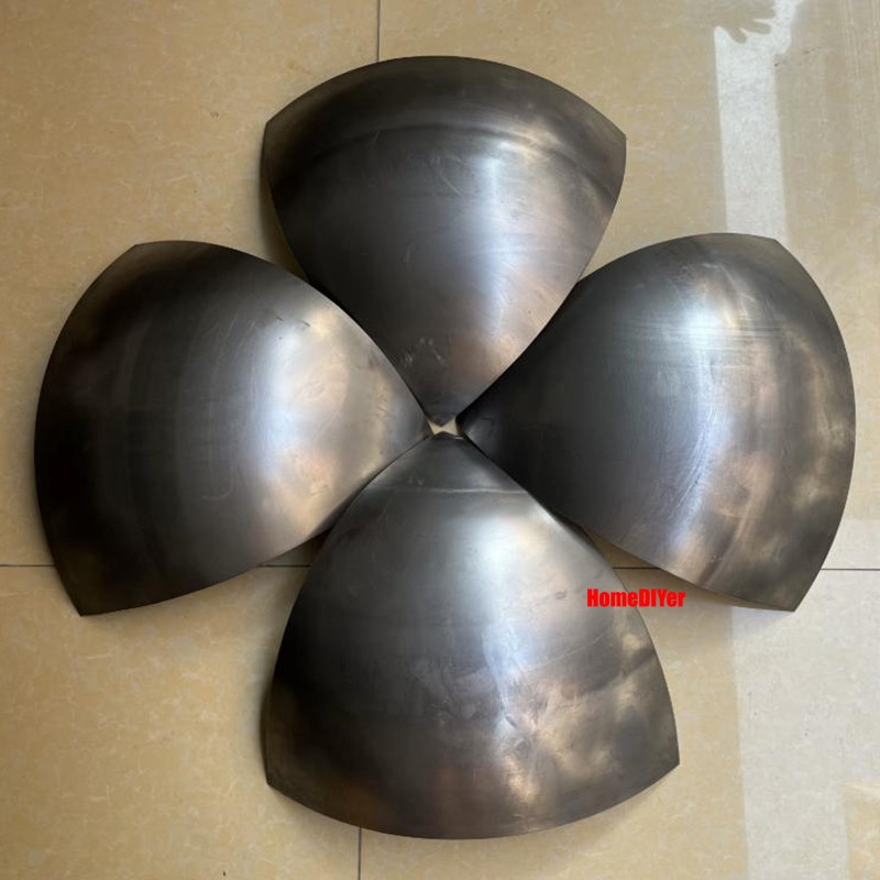 1/8 Iron Ball Slice Metal Balls Sheet One‑Eighth Hollow Spheres 17mm 20mm-350mm