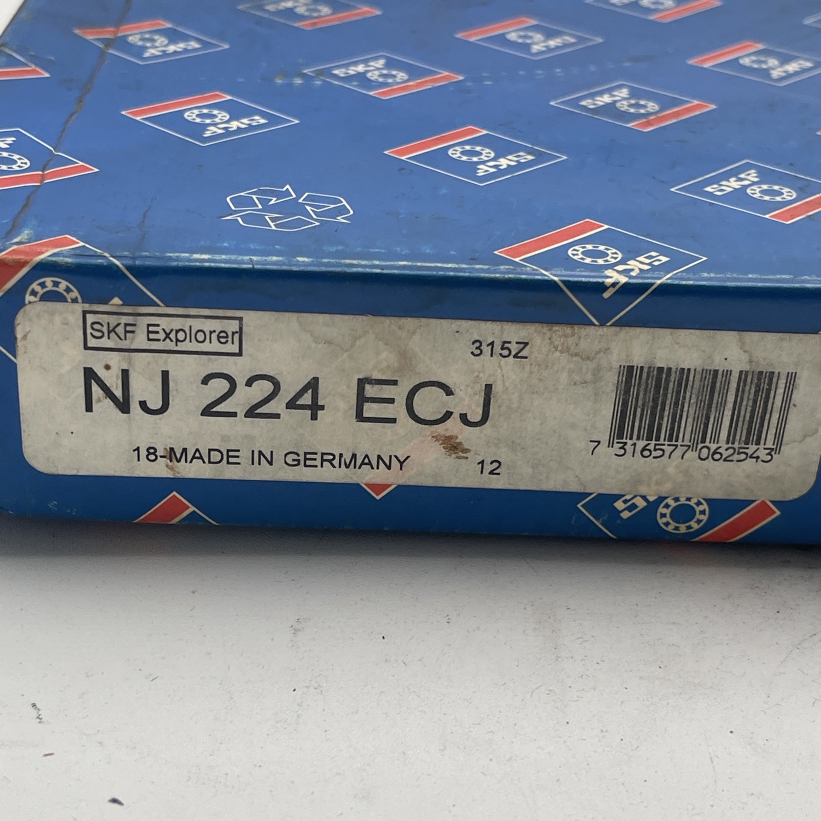 NJ224ECJ SKF Cylindrical Roller Bearing 120mm X 215mm X 40mm USA SELLER🇺🇸