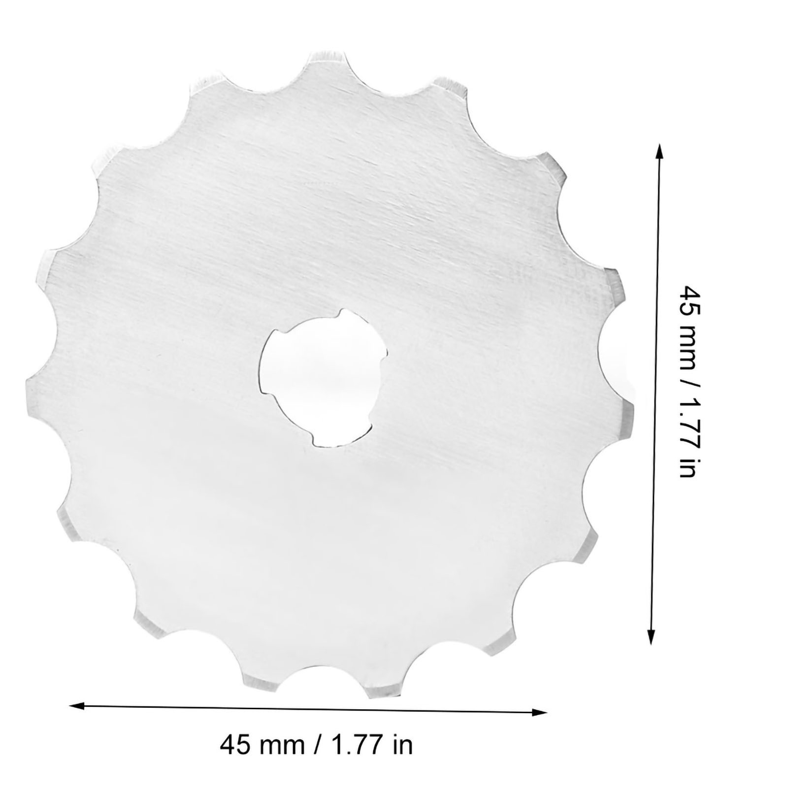 5PCS 45mm Cutter Blade Wear Resistant Quilting Tool For Leather