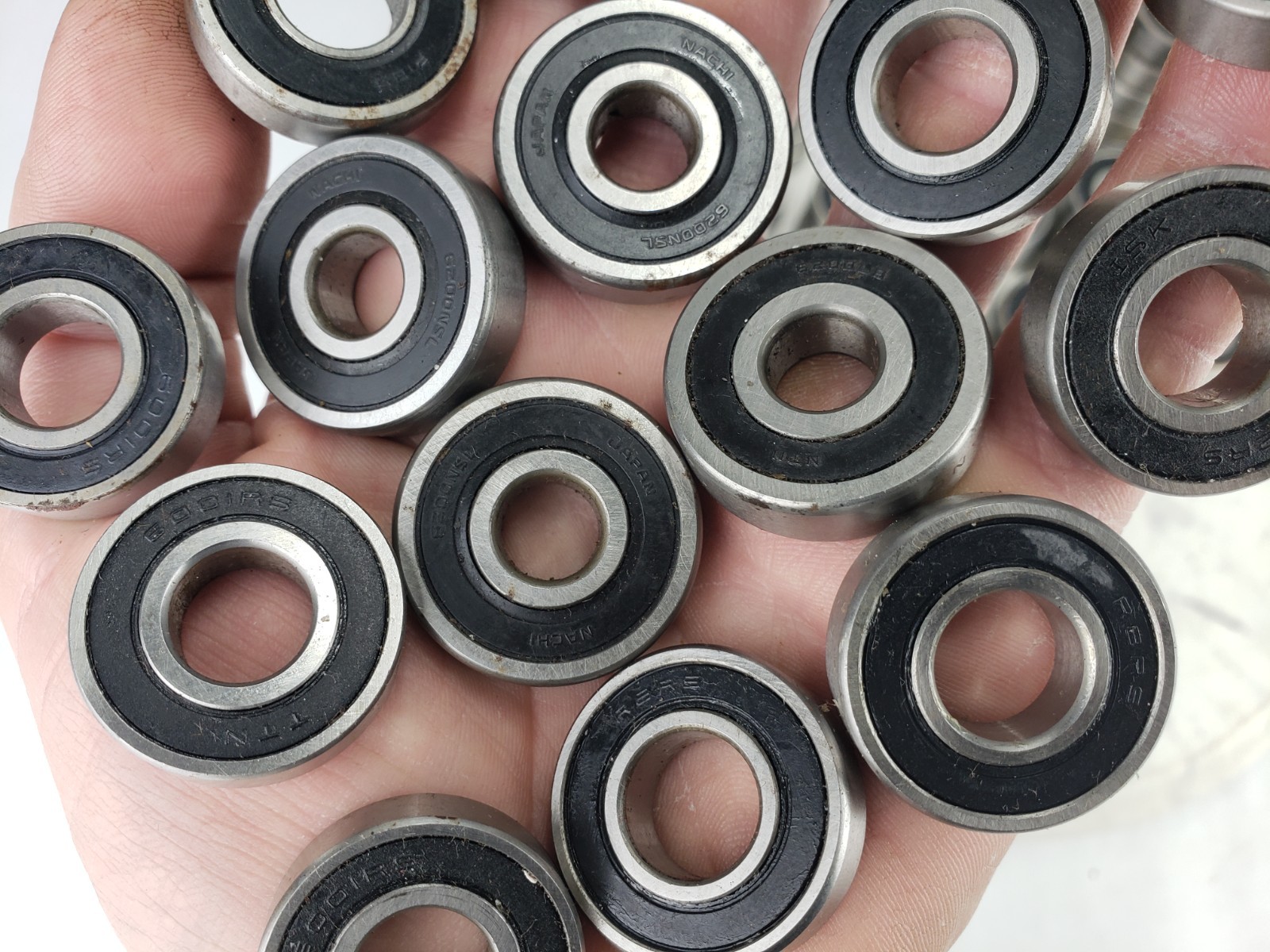 100+ Shield Ball Bearing Lot – Invacare 6201Z 1621 6301 99502 7/16″ 1/2 Bearings