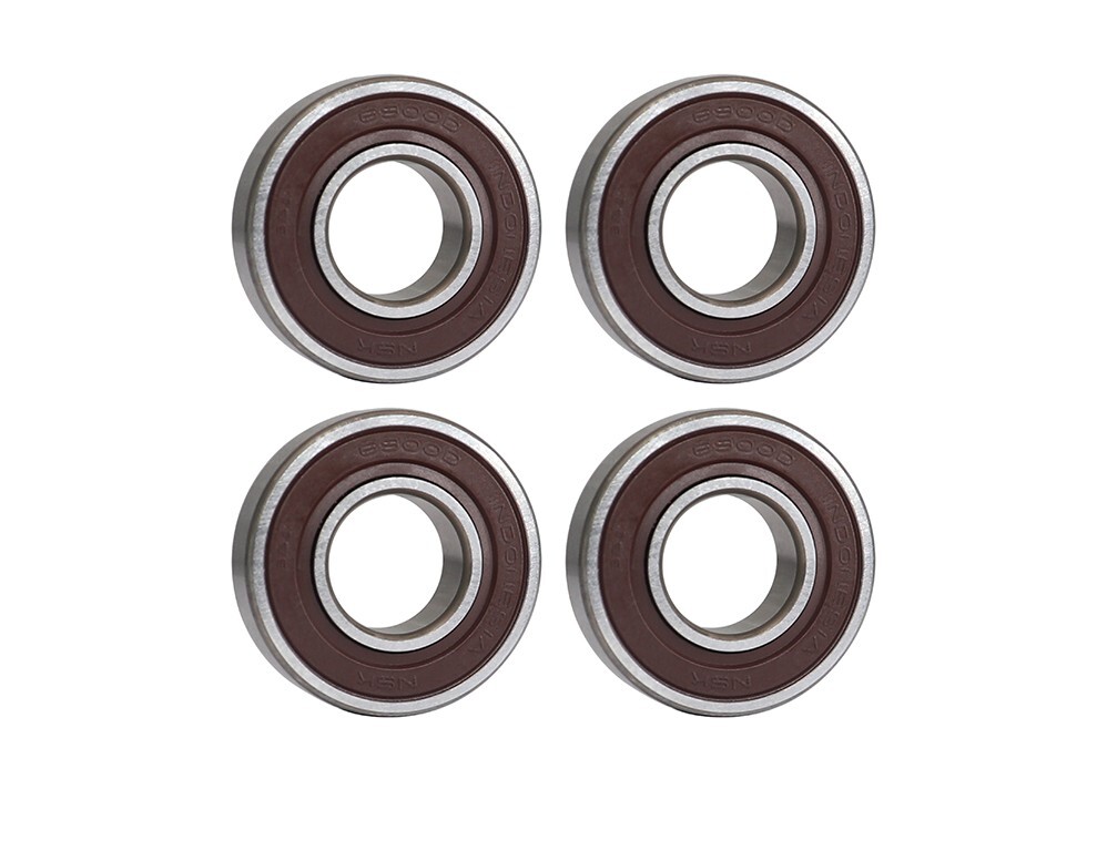 4PACK NSK 6900DD 6900-2RS 61900-2RS 10X22X6MM Double Rubber Sealed Bearings