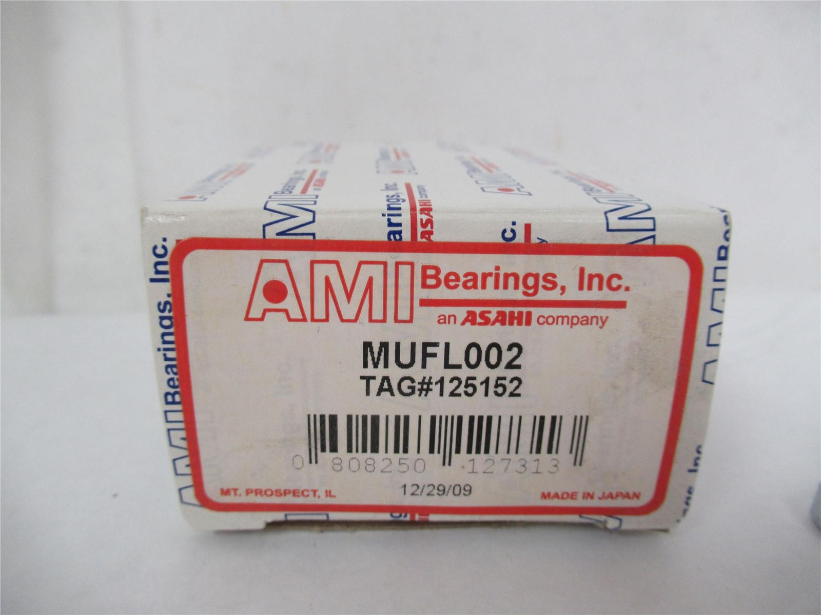 251342 New In Box; Asahi MUFL002 2-Bolt Flange Bearing 15mm ID