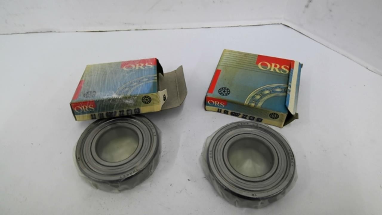 ORS 6207-ZZ-C3-G3 Deep Groove Ball Bearing Lot Of 2 Bore 1-7/16″ OAW 2-7/8″