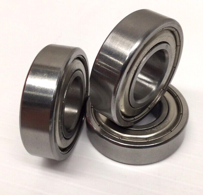 RBI 6002ZZ Ball Bearing 15mm ID 32mm OD 9mm Width Double Shielded (Pack Of 3)