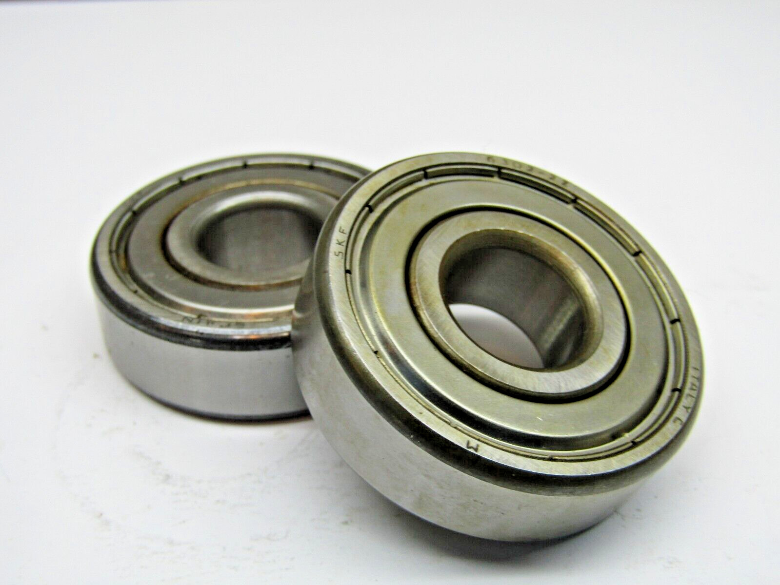 (Lot of 2) SKF 6302-2Z 15mm X 42mm X 13mm Shielded Bearing