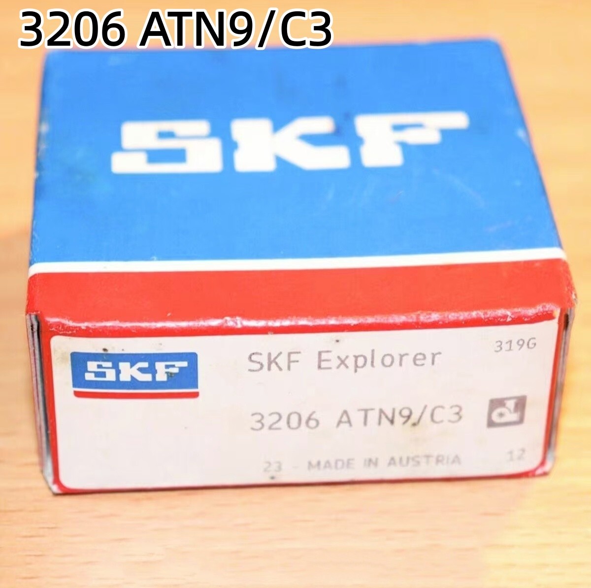 1PC New SKF 3206 ATN9/C3 Double Row Angular Contact Ball Bearing Fast Delivery