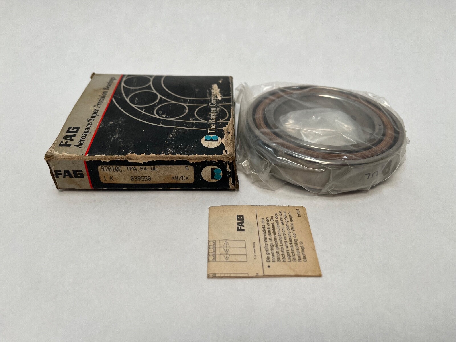 FAG B7010C.TPA.P4.UL Bearing 50x80x16 mm 7010C B-7010-C-TPA-P4-UL Germany