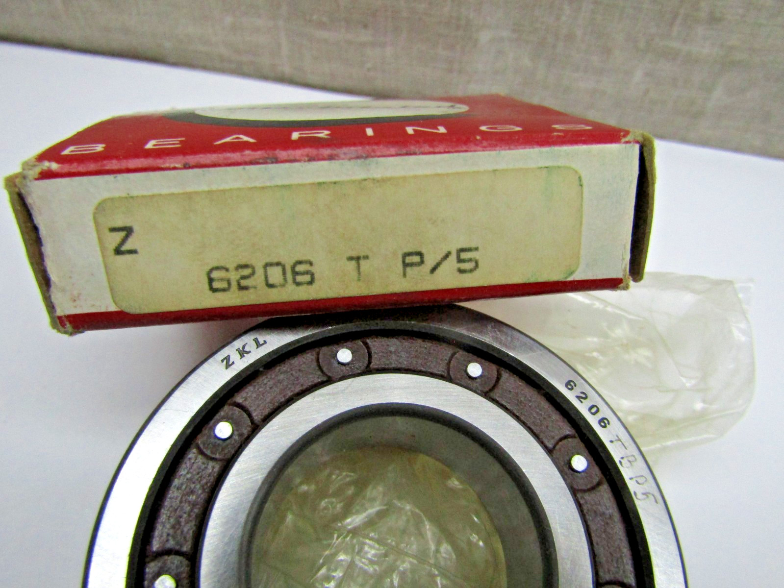 Consolidated 6206 P5 30mm X 62mm X 16mm Open Bearing 6206TB.P5