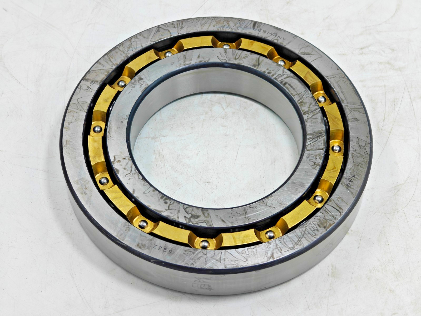 6232M FAG Deep Groove Ball Bearing FAG 6232 M Germany 160 x 290 x 48 mm Brass