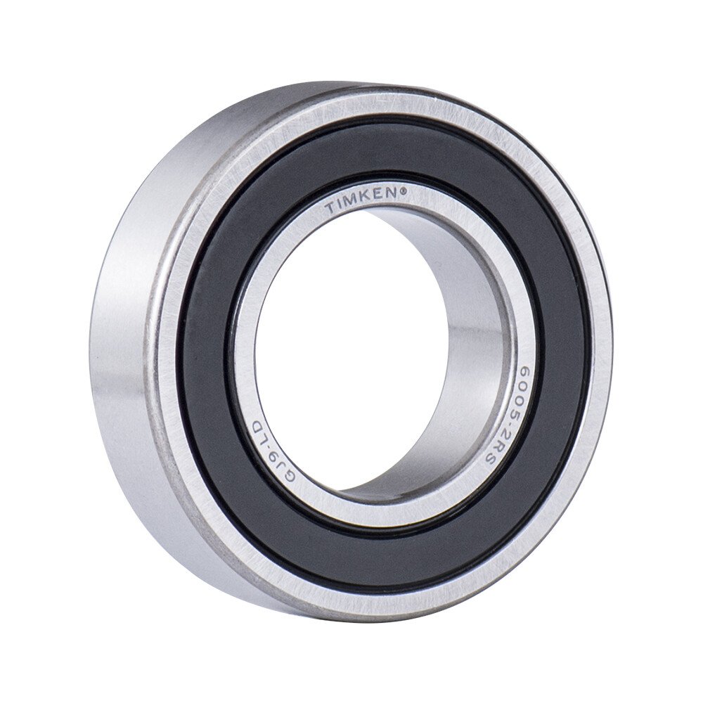 (2 PACK) TIMKEN 6005-2RS 25X47X12MM Double Rubber Seal Ball Bearings