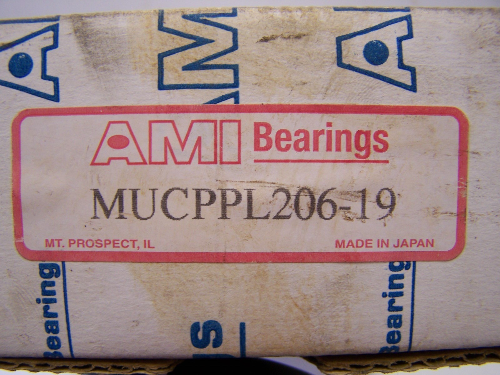 AMI MUCPPL206-19 Thermoplastic Pillow Block Bearing 1-3/16″ Stainless Insert New