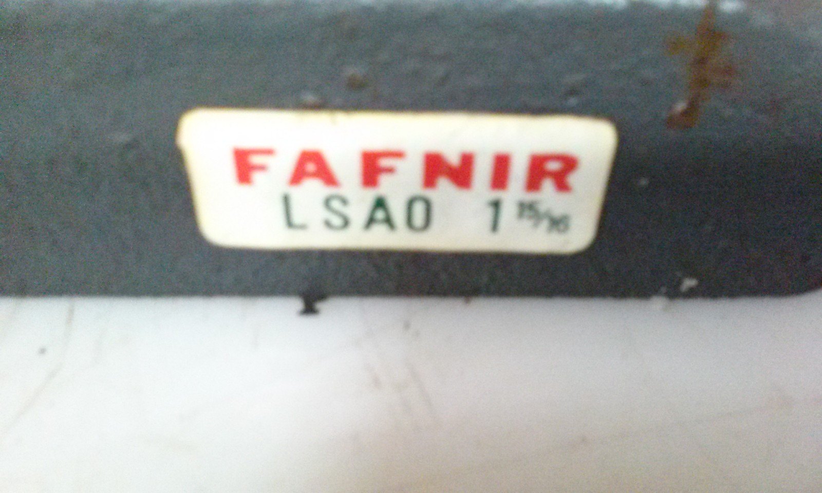 Fafnir LSAO 1-15/16 2 bolt pillow block w/collar, USA