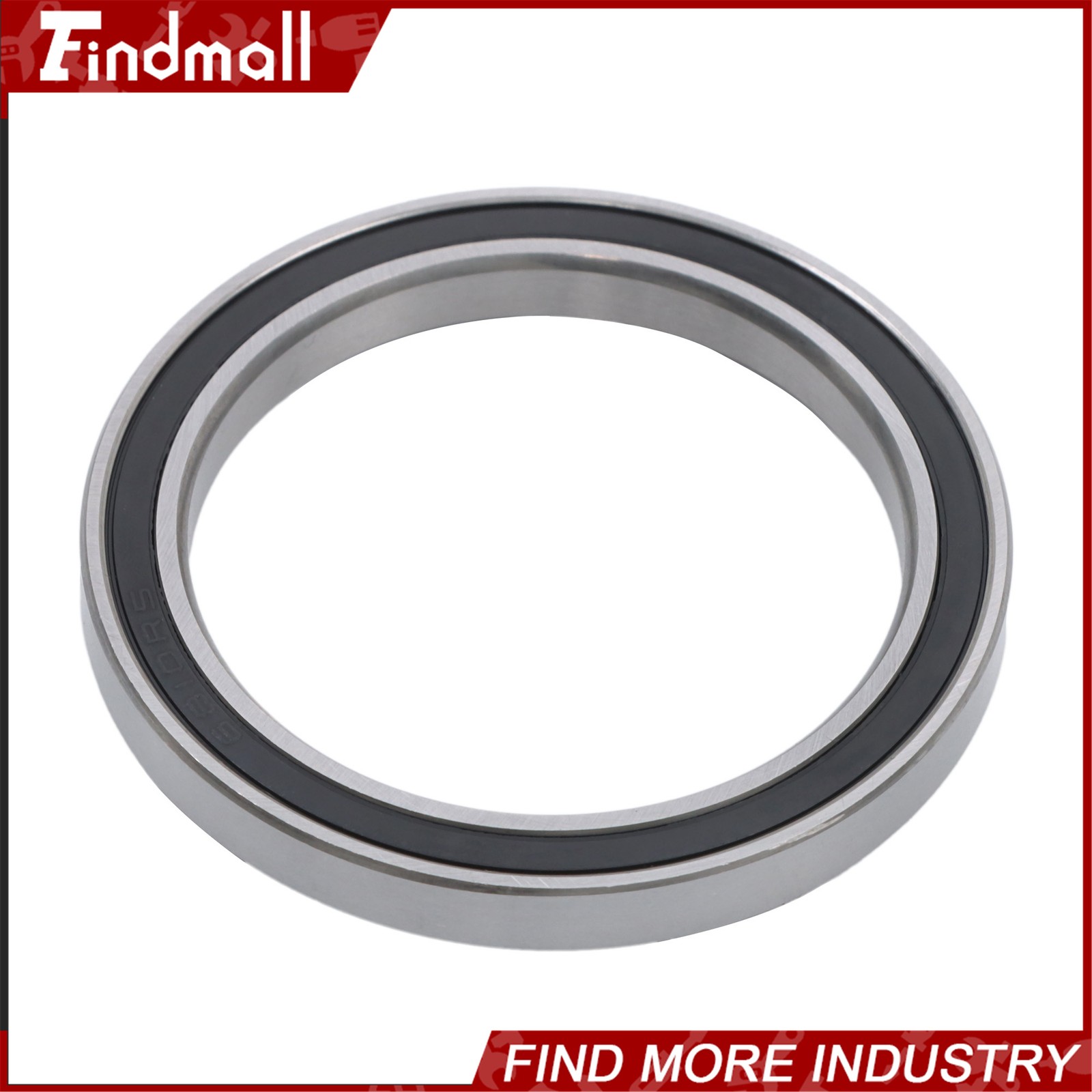 Findmall 10pcs 6810-2RS Ball Bearings 50x65x7mm Double Sealed Pre-Lubricated