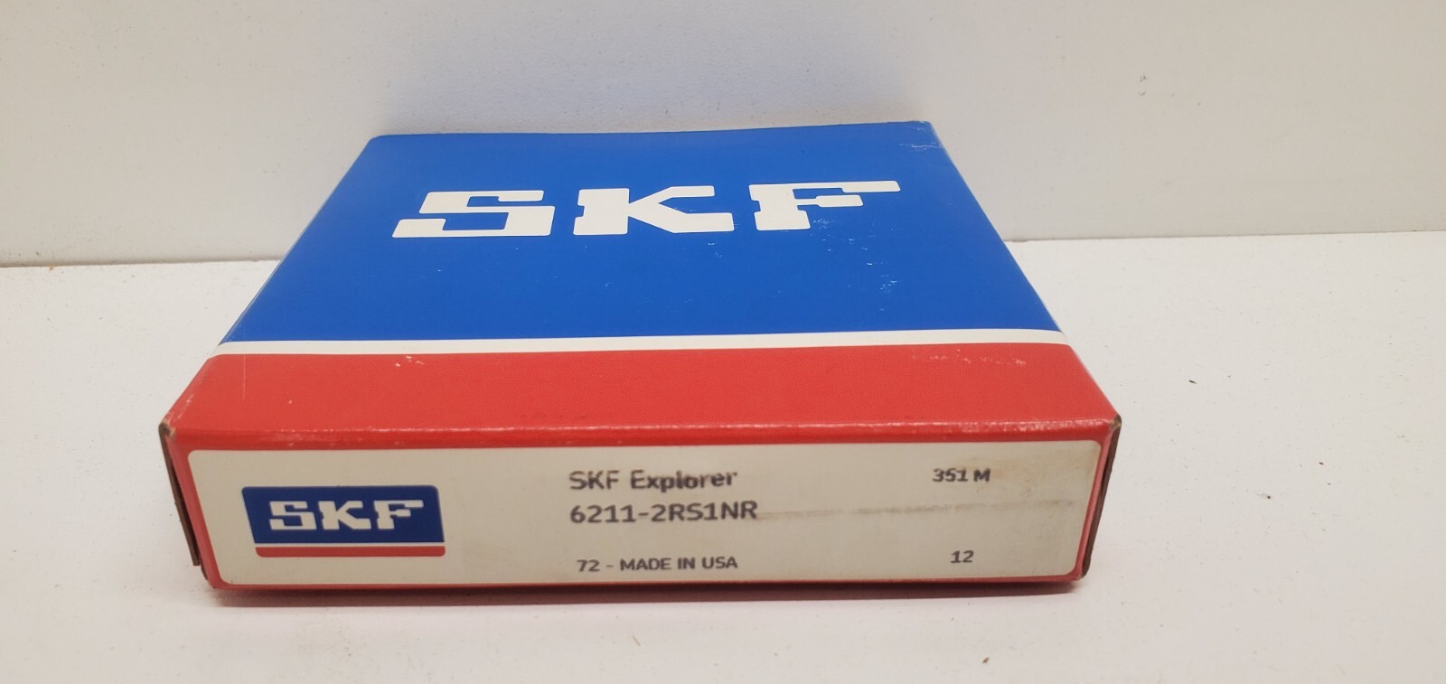 NEW OLD STOCK! GENUINE SKF SINGLE ROW BEARING 6211-2RS1NR