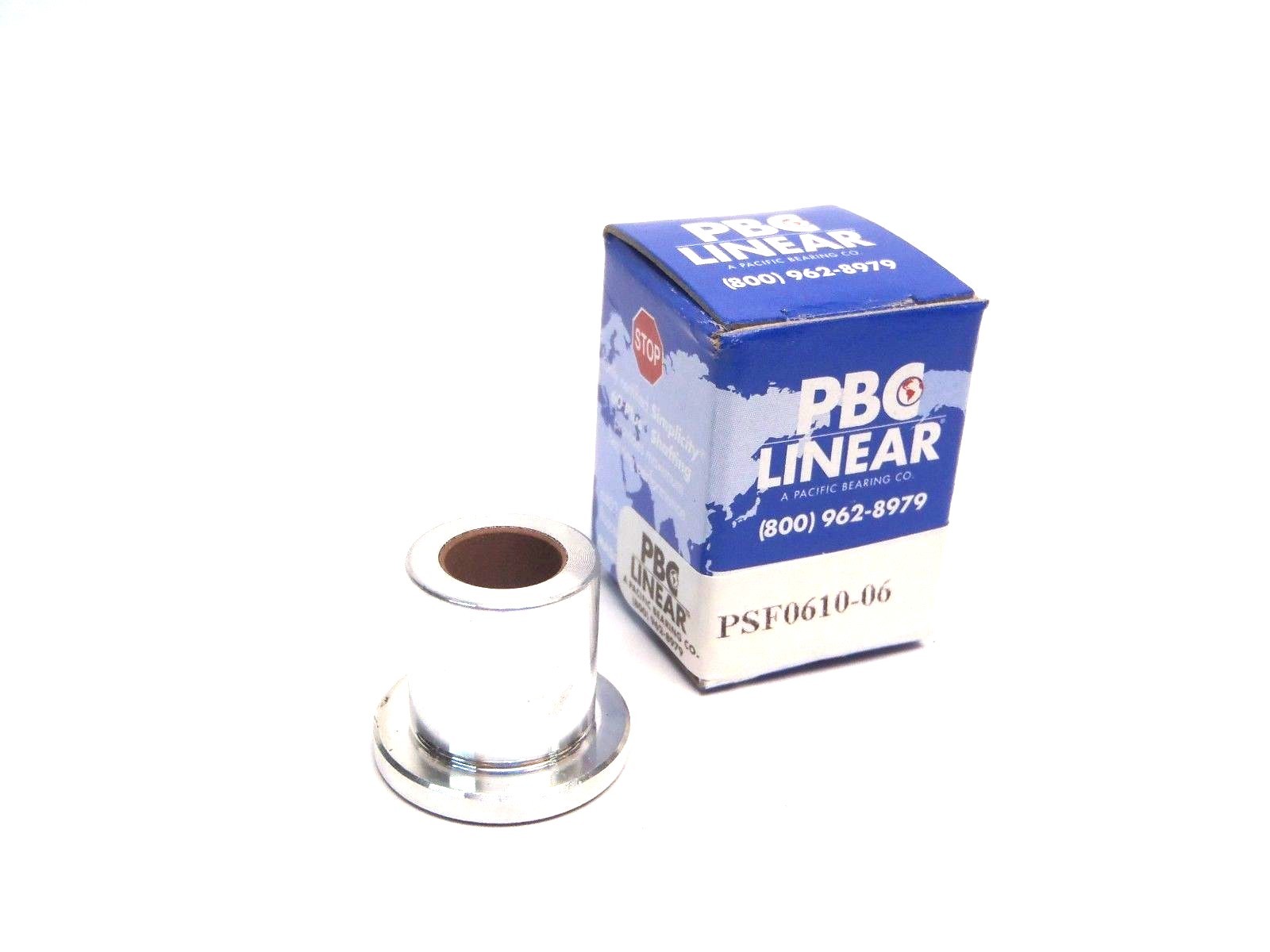 PBC Linear PSF0610-06 Linear Sleeve Flange Mount Bearing ID 3/8″