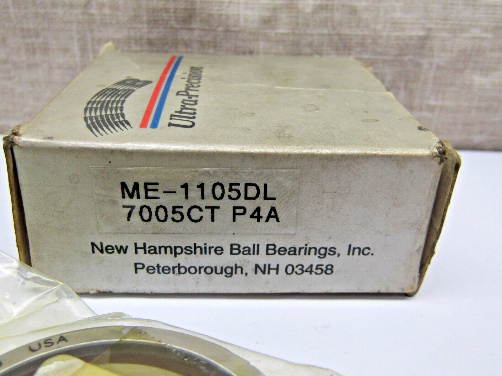 New Hampshire Ultra Precision 2 Bearing Set ME-1105DL 7005CTP4A 25mmX 47mm X12mm