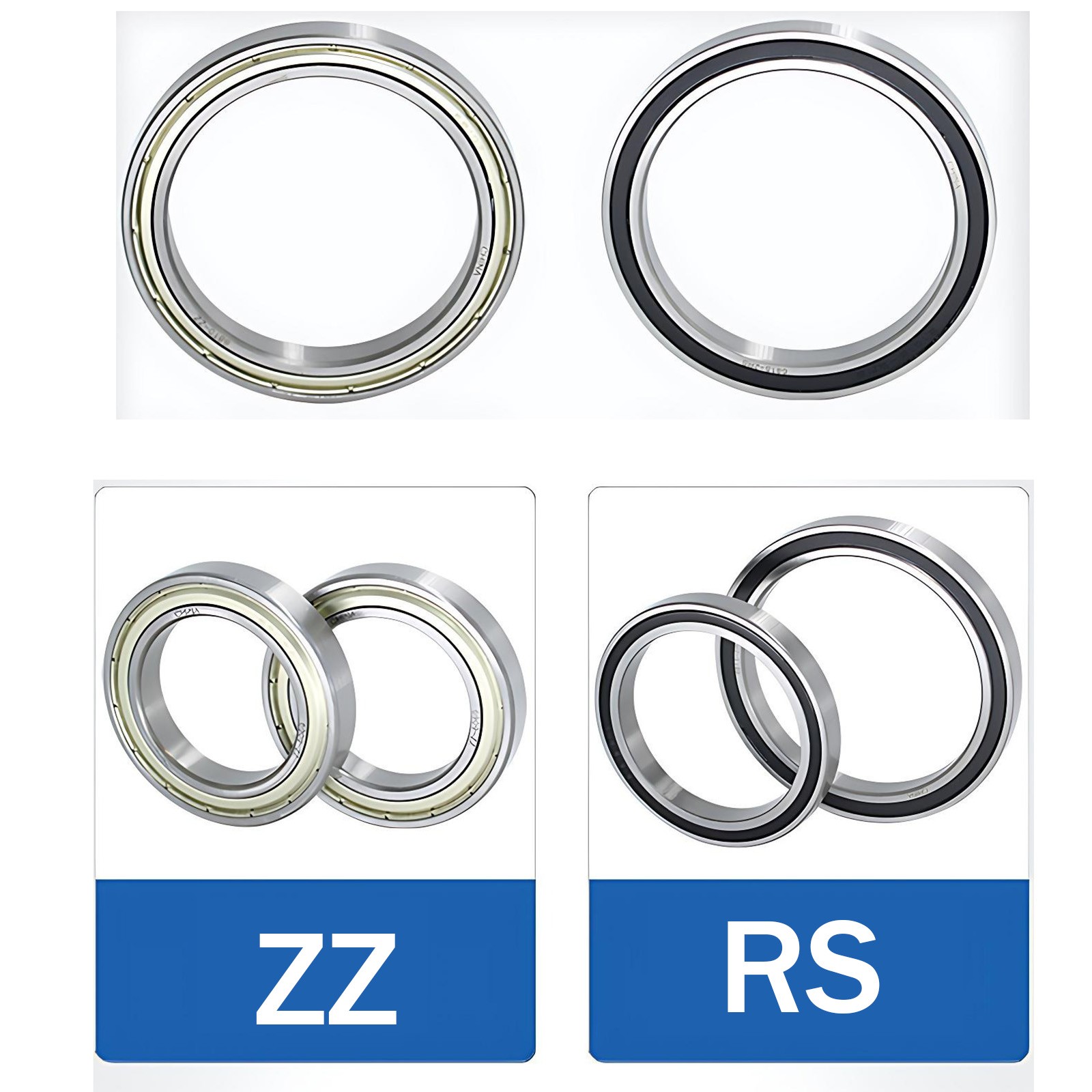 Thin-Wall Deep Groove Ball Bearing 6821RS -6932RS / 6800ZZ -6918ZZ Bearing steel