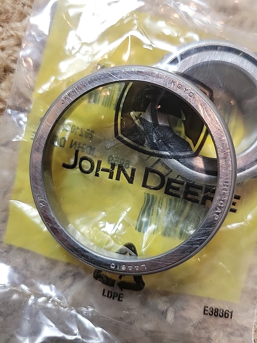 John Deere Taper Roller Set JD8253/JD8933 NOS OEM