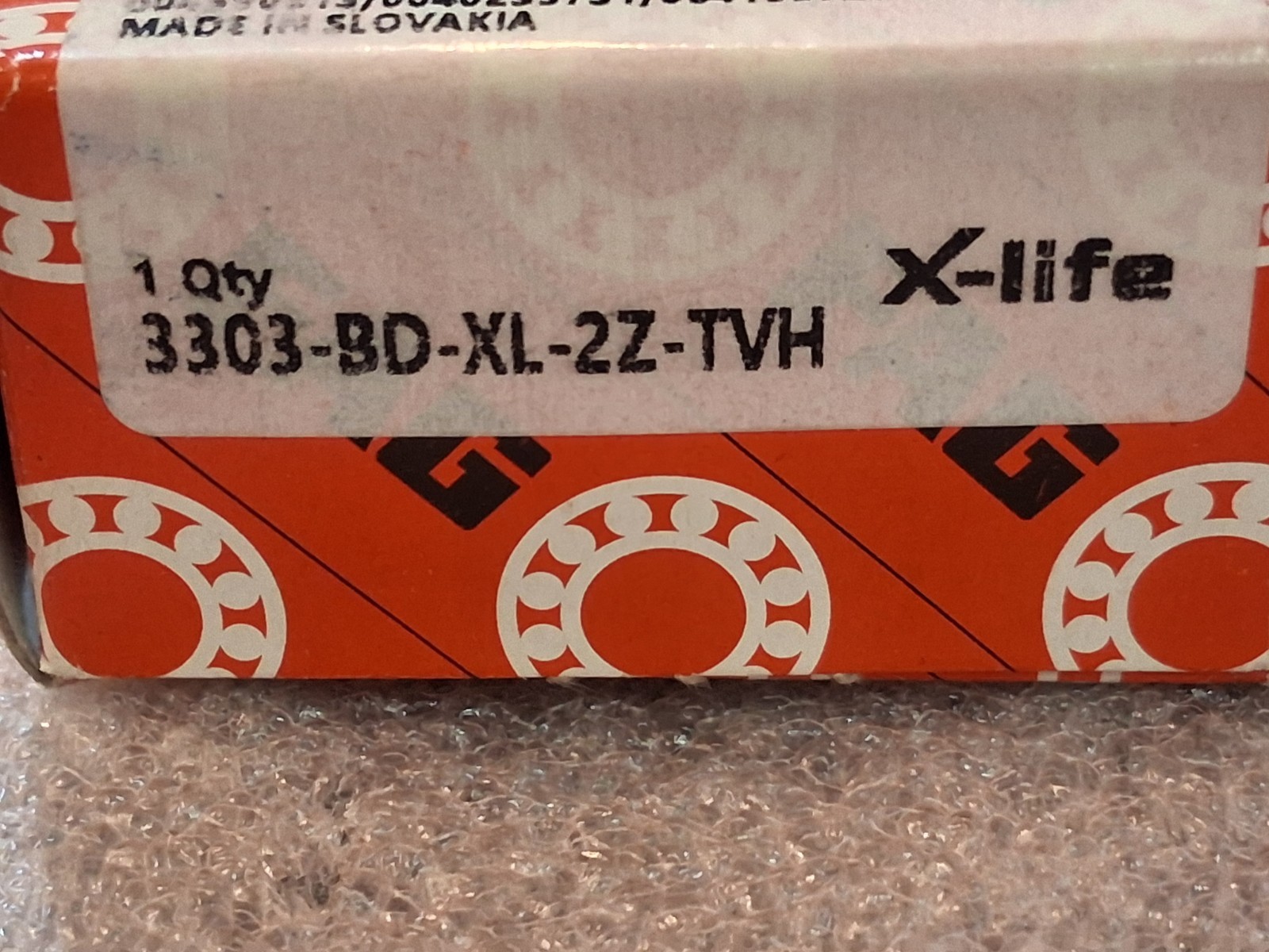 FAG Branded Bearing Part # 3303-BD-XL-2Z-TVH 17x47x22.2mm