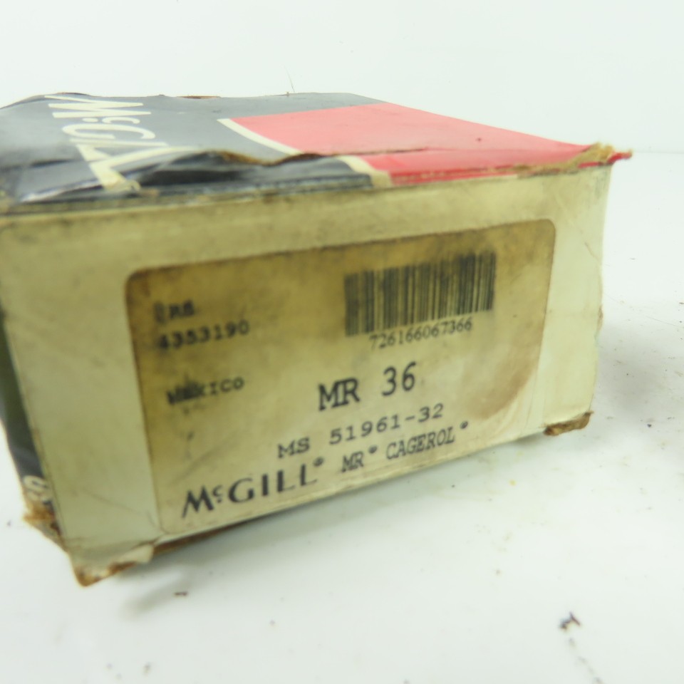 McGill MS 51961-32 MR 36 Cagerol Needle Roller Bearing 3″ OD NEW