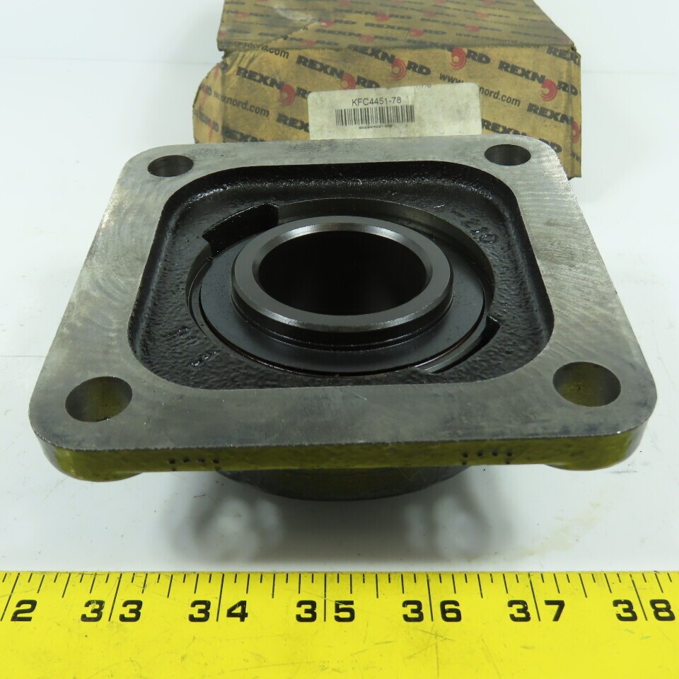Rexnord KFC4451-78 4-Bolt Standard Duty Centrik-Lok Ball Bearing 1-7/8″ Bore
