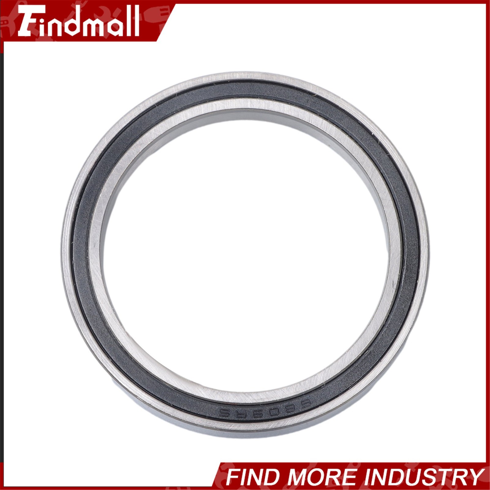 Findmall 6809-2RS 61809-2RS Bearings 10pcs 45x58x7mm Rubber Sealed Set