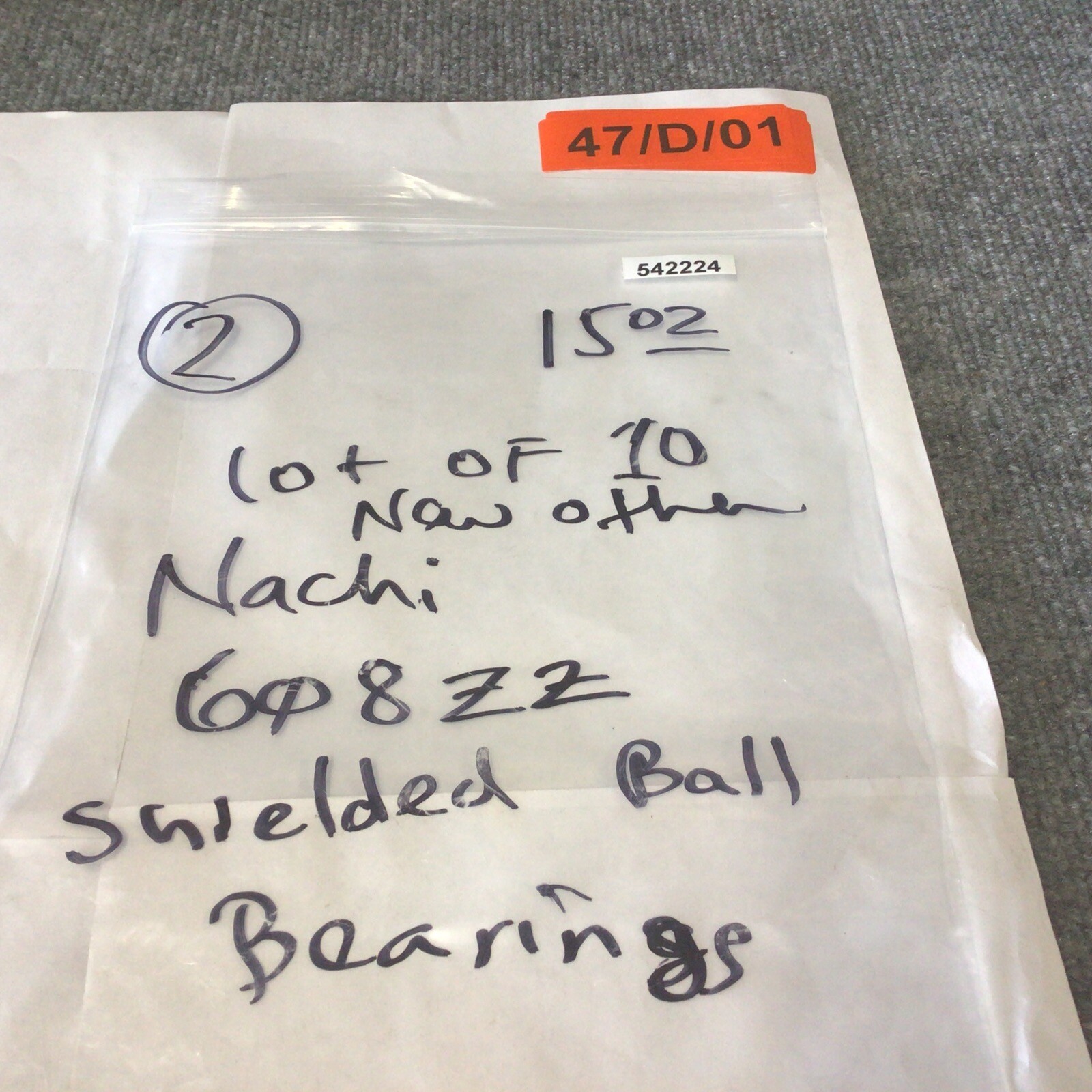 Lot Of 10 Nachi 608-ZZ Shielded Deep Groove Ball Bearing 8mm x 22mm x 7mm New