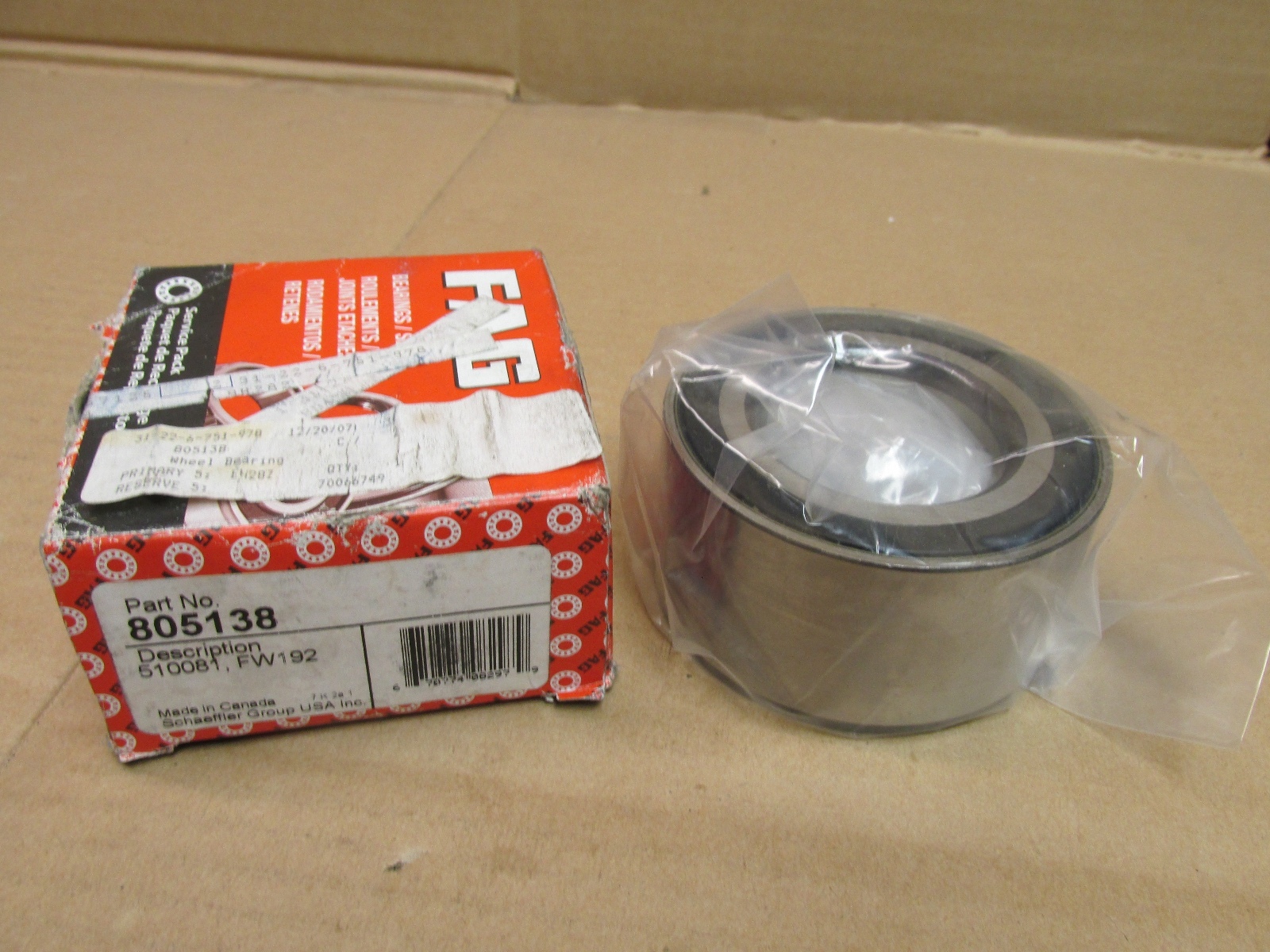 FAG 805138 Wheel Bearing Rubber Seals 49mm ID x 90mm OD x 45 mm Width USA