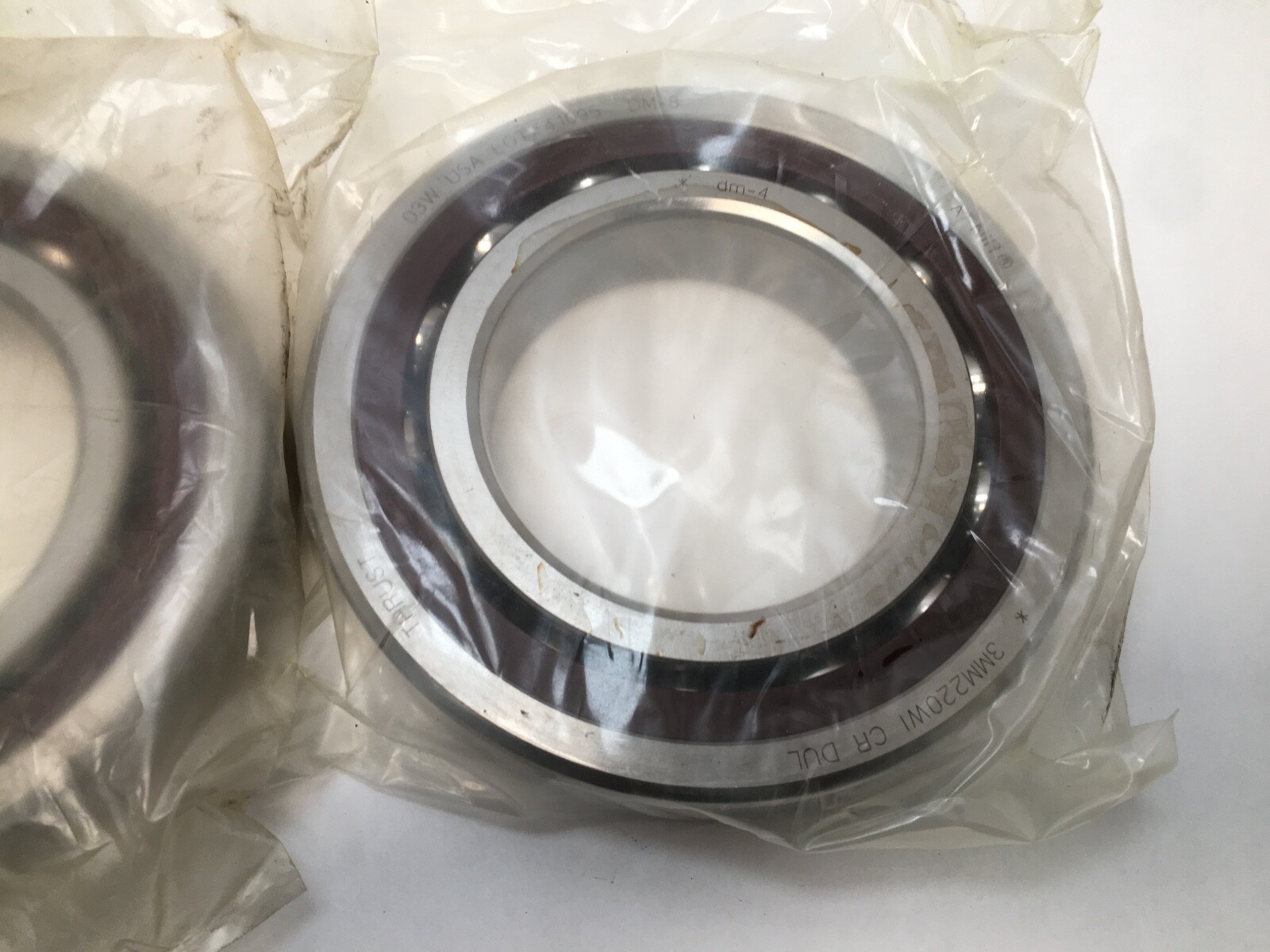 Fafnir 3MM220WI-DUL Bearing 100x180x34 mm 7220-A 3MM-220-WI-DUL ABEC7 USA 2 Pcs