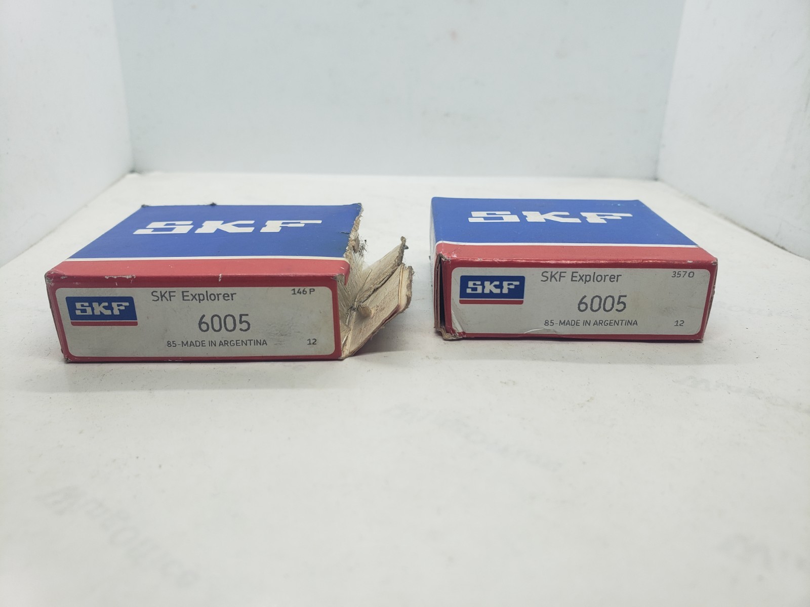 SKF 6005 DEEP GROOVE BALL BEARING 25x47x12mm, LOT OF 2, NIB