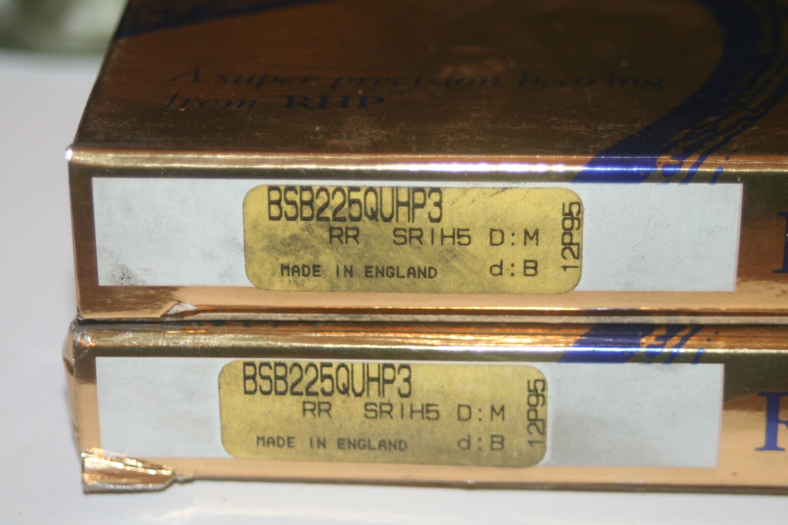 (Set of 2) RHP BSB225 DUHP3 2.25″ X 90mm X 2.5″ Duplex Spindle Bearings * NEW *