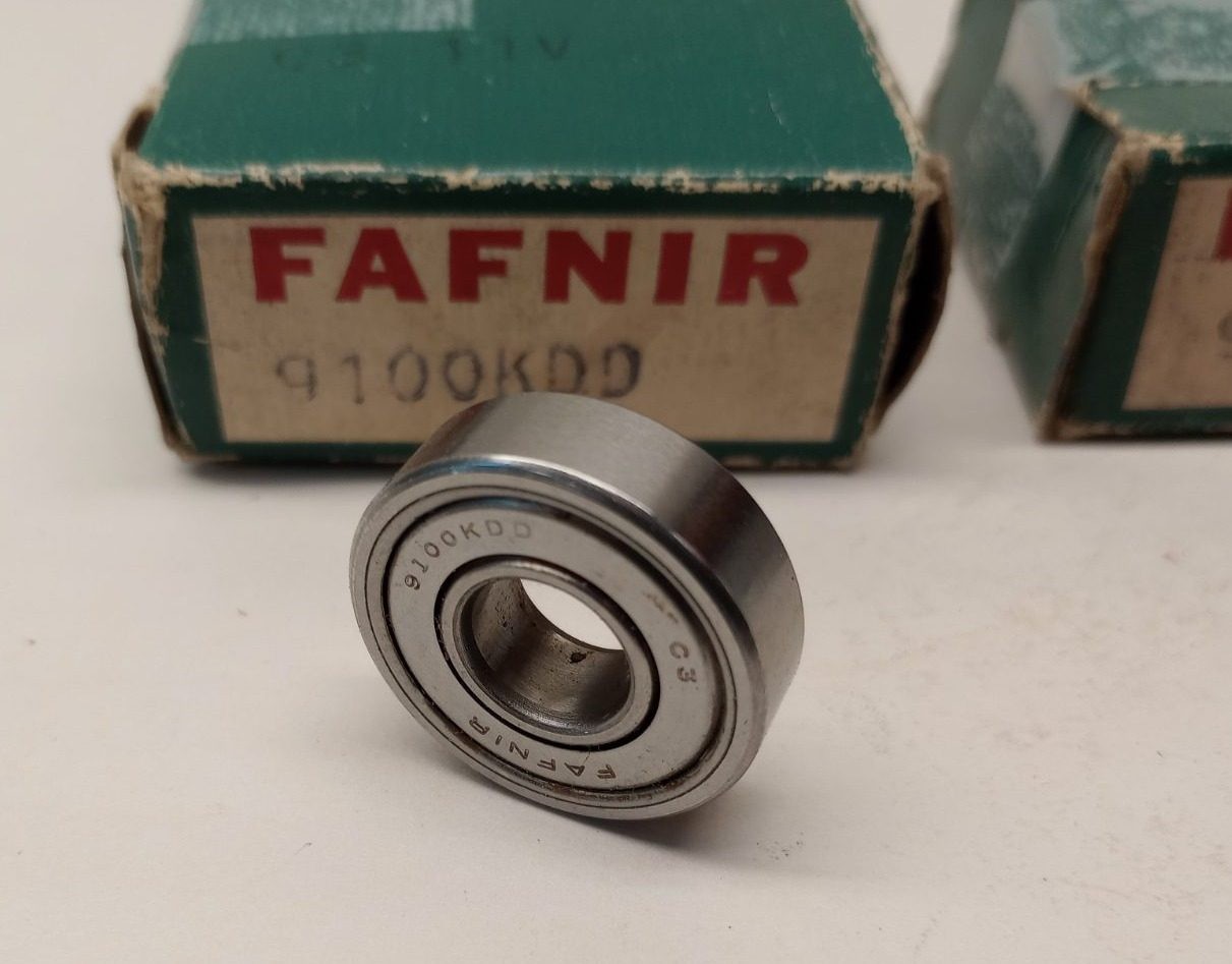 Fafnir 9100KDD Ball Bearing Double Shielded (Pack of 2) 10mm ID x 26mm OD x 8mm